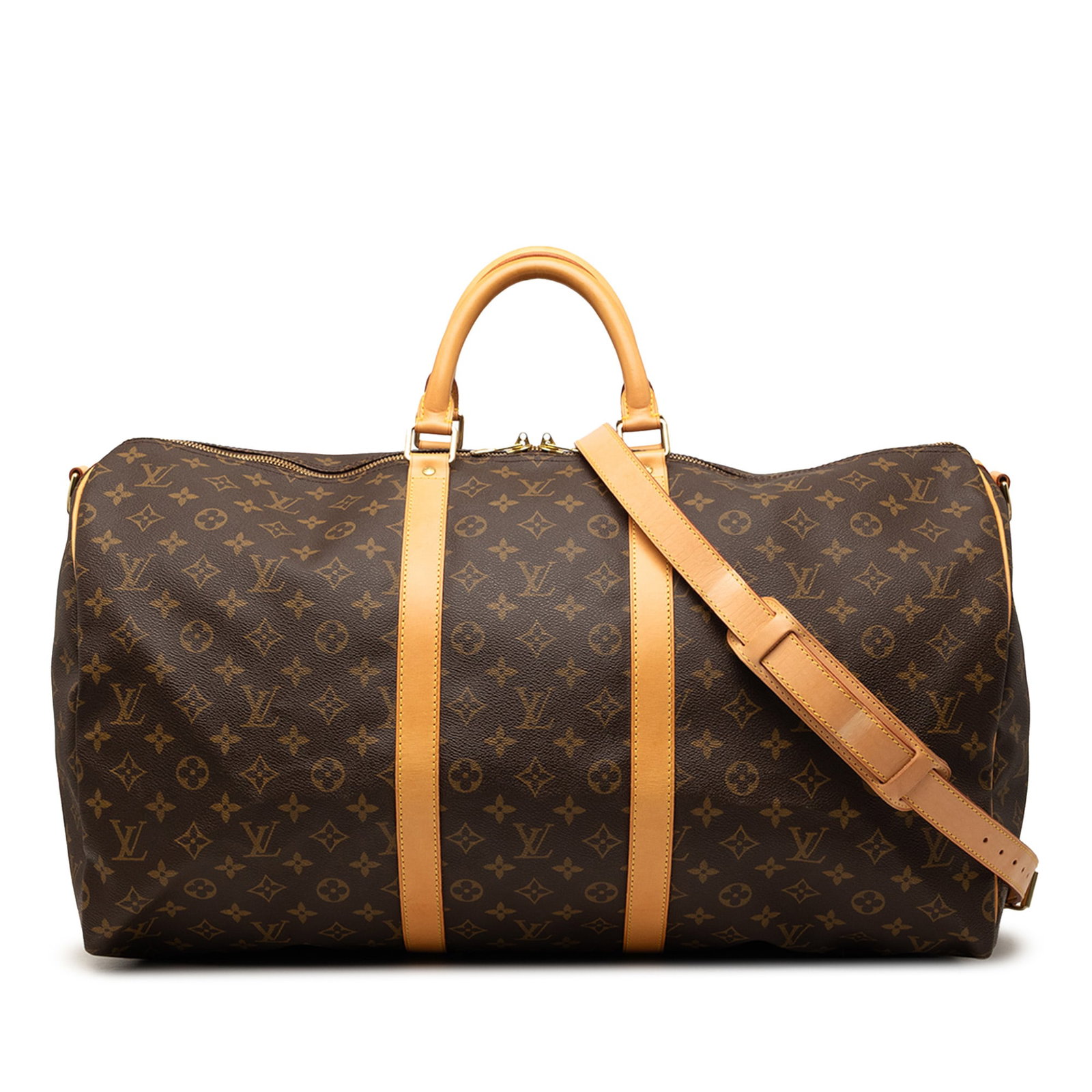 Louis Vuitton Keepall Bandouliere 55 Monogram Travel Bag (1 of 7)
