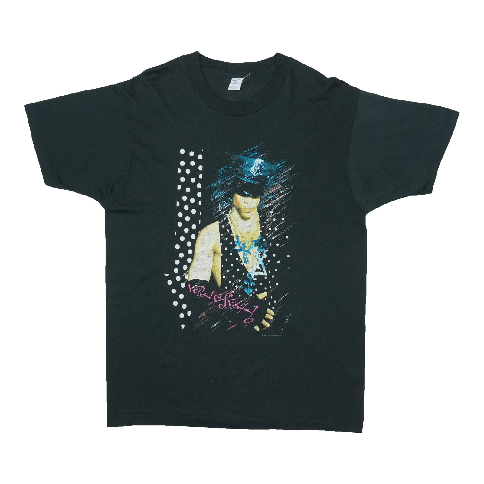 Vintage Prince Lovesexy Black T Shirt XL 1980s: Vintage Prince Lovesexy Black T Shirt XL 1980s Original vintage 1980s Prince Lovesexy shirt. This is a true vintage shirt, not a modern reproduction. It is in excellent condition with no holes or stai