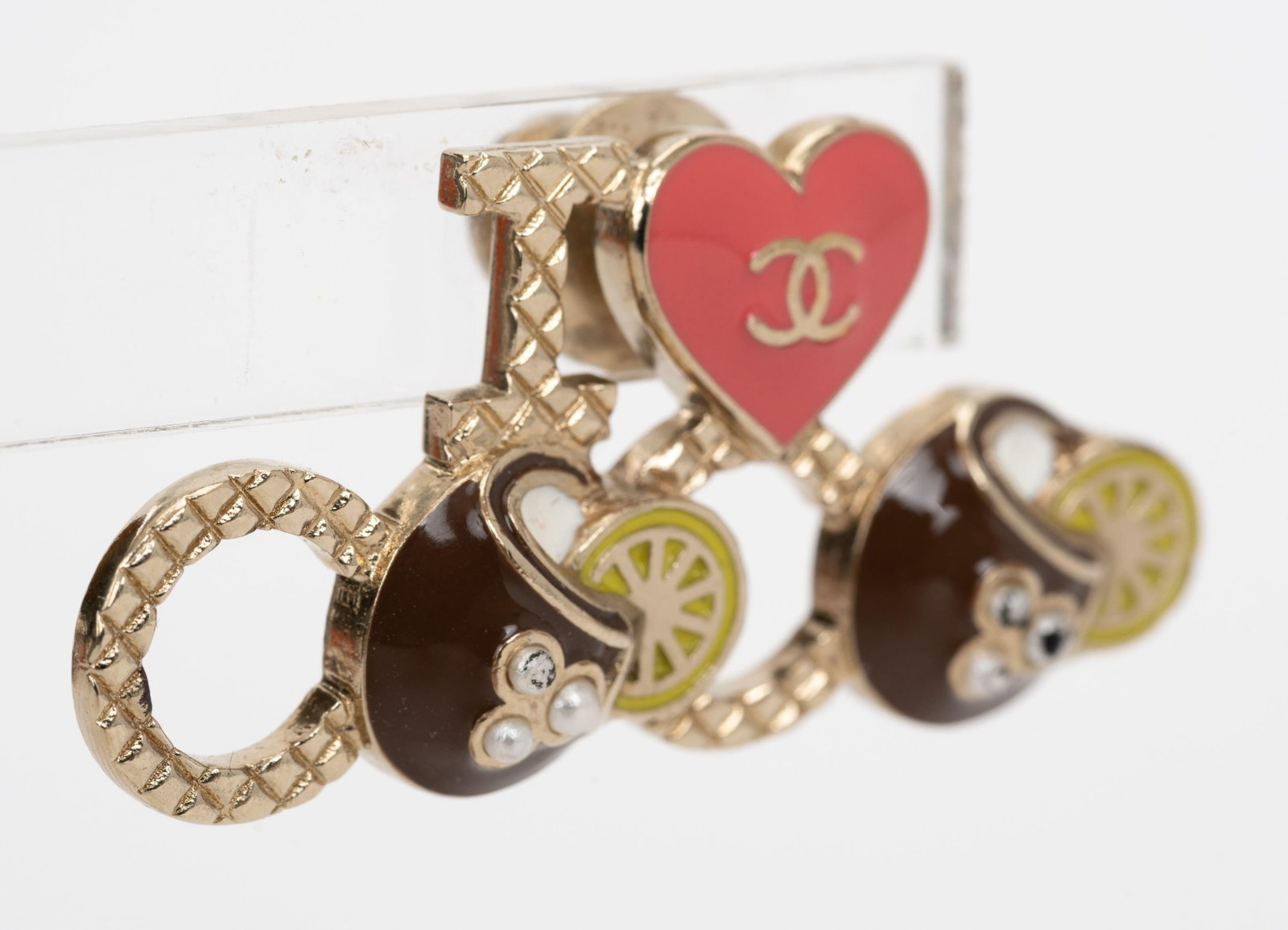 Chanel I Love Coco Multicolor Brooch 2017 Cruise Collection: Chanel I Love Coco Multicolor Brooch 2017 Cruise Collection Embrace elegance with the Chanel I Love Coco Multicolor Brooch, a charming accessory that showcases textured lettering proclaiming 'I Love C
