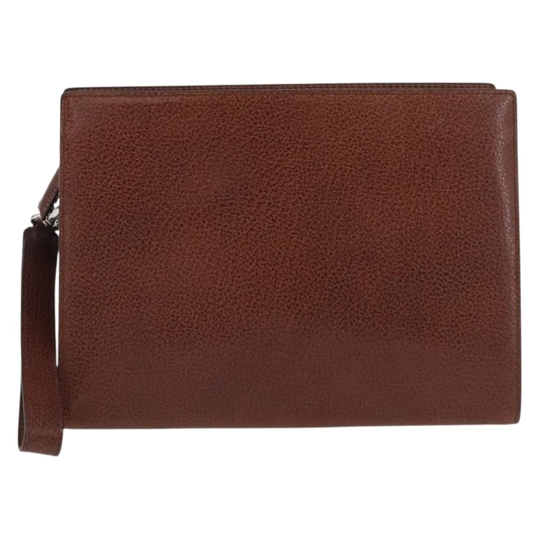 Brown Leather Salvatore Ferragamo Vintage Clutch Bag 24cm x 17cm x 4cm: Brown Leather Salvatore Ferragamo Vintage Clutch Bag 24cm x 17cm x 4cm This vintage Salvatore Ferragamo clutch bag is crafted from brown leather and designed for women. It features a compact rectangul