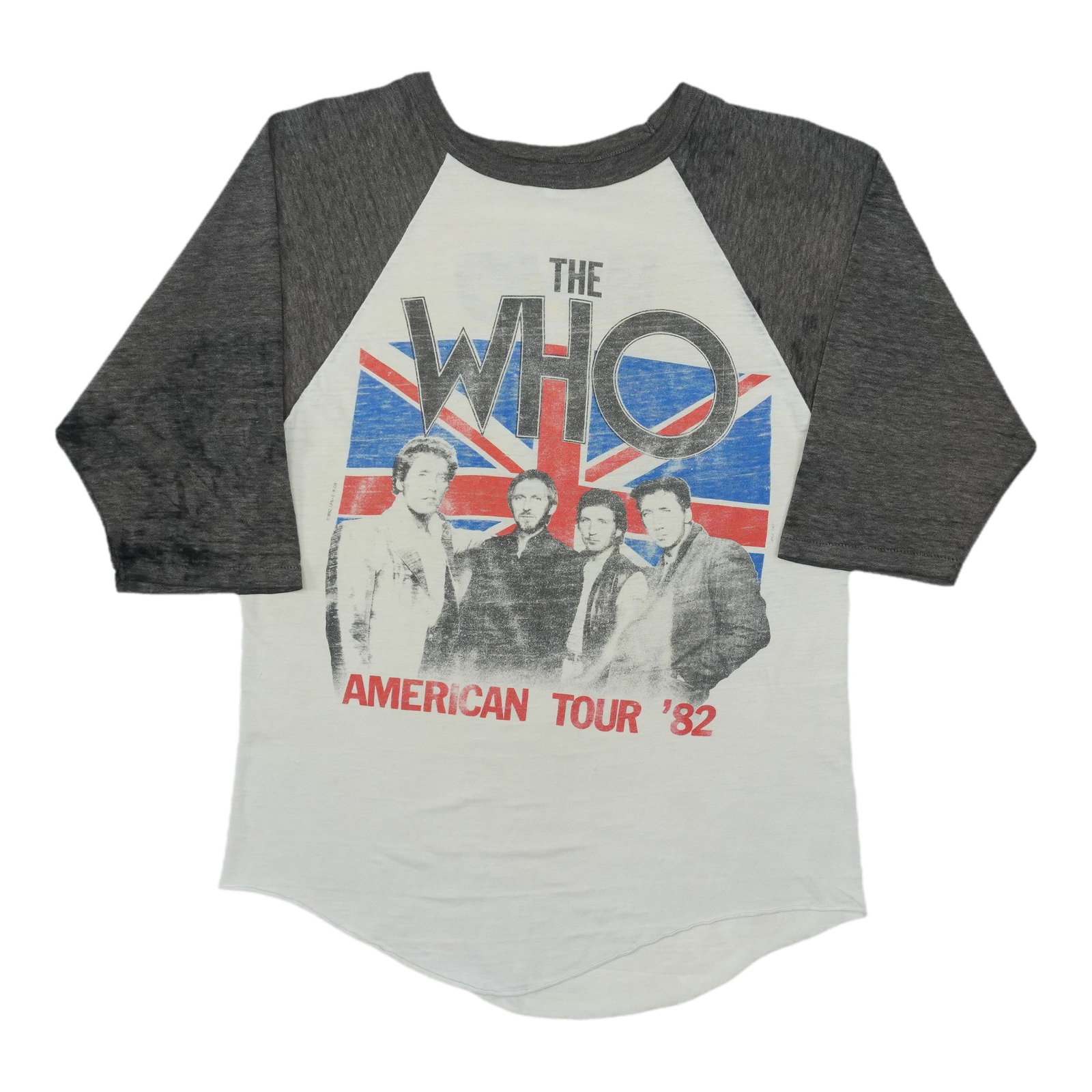 Vintage The Who 1982 American Tour Raglan T Shirt (1 of 9)