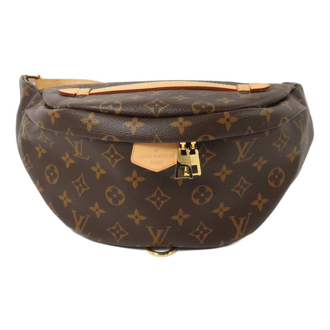 Louis Vuitton M43644 Monogram Bum Bag Brown PVC Coated Canvas: Louis Vuitton M43644 Monogram Bum Bag Brown PVC Coated Canvas This Louis Vuitton bum bag waist bag is presented in brown Monogram x PVC coated canvas. It features a fastener closure, one outside/insid