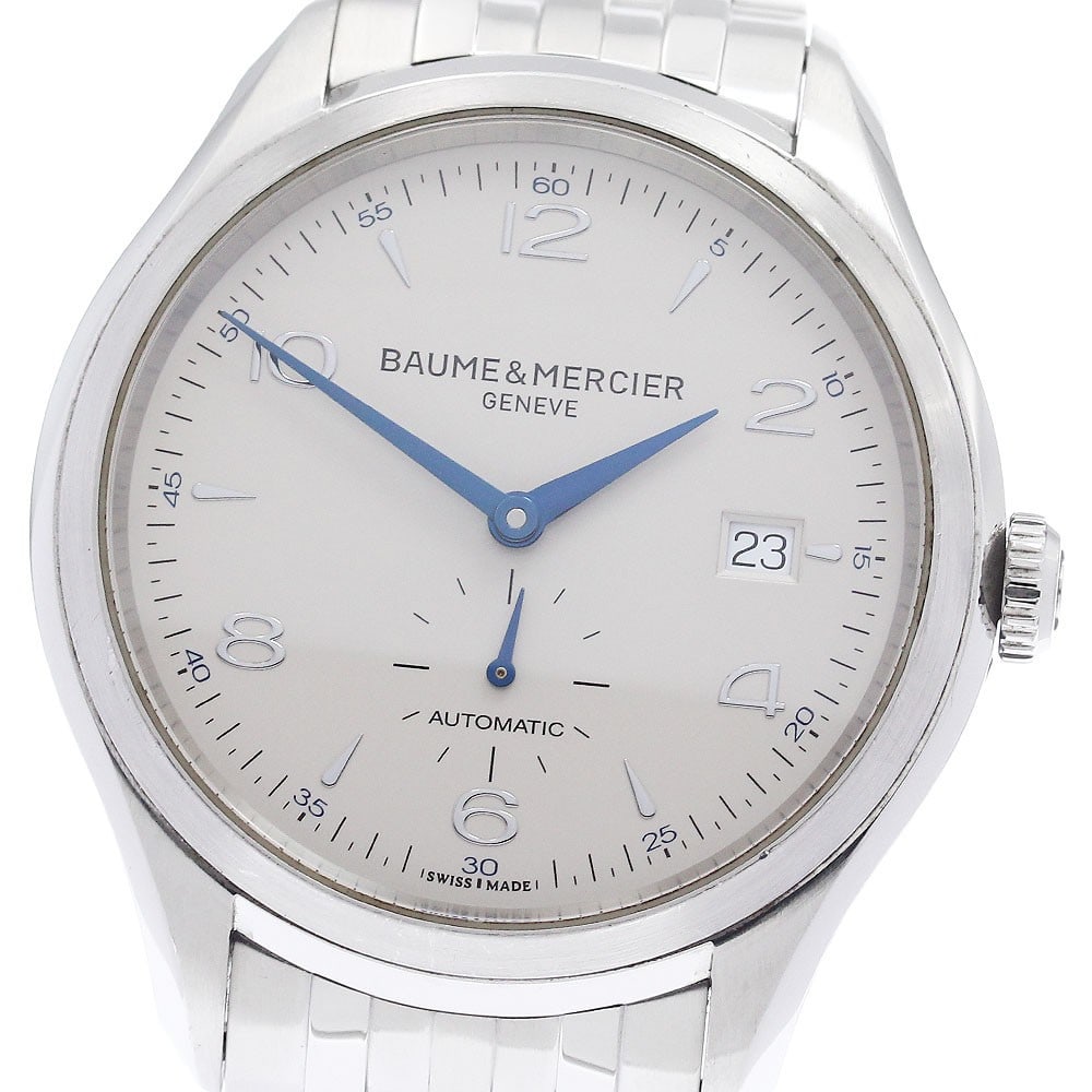 Baume Mercier Clifton MOA10099 mens automatic stainless steel wristwatch (1 of 6)