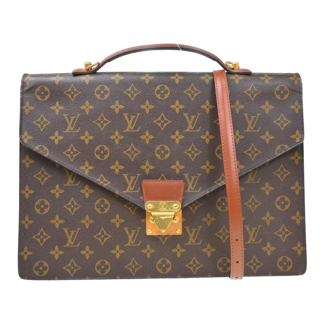 Louis Vuitton Porte Documents Bandouliere Monogram Canvas Handbag M53338 (1 of 18)