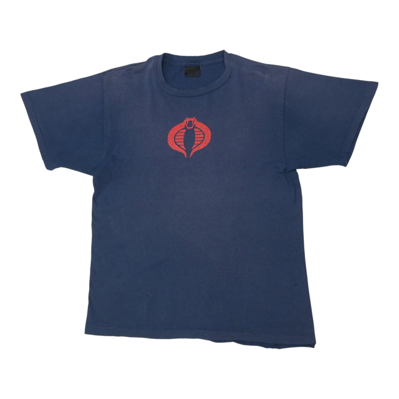 Vintage 1990s Blue GI Joe Cobra Cotton T Shirt Large (1 of 8)
