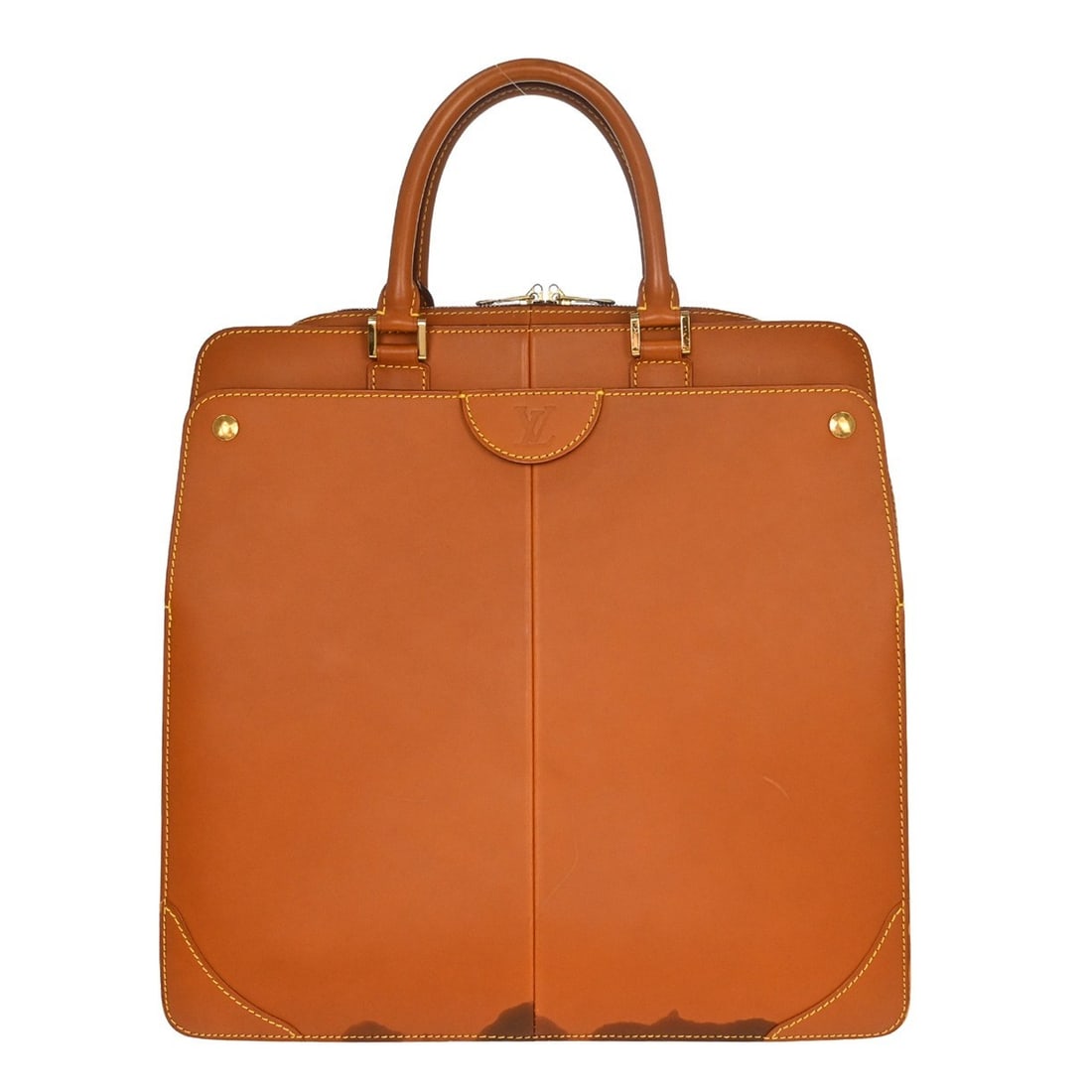 Louis Vuitton Nomad Negev GM Brown Leather Tote Handbag M80315 (1 of 14)