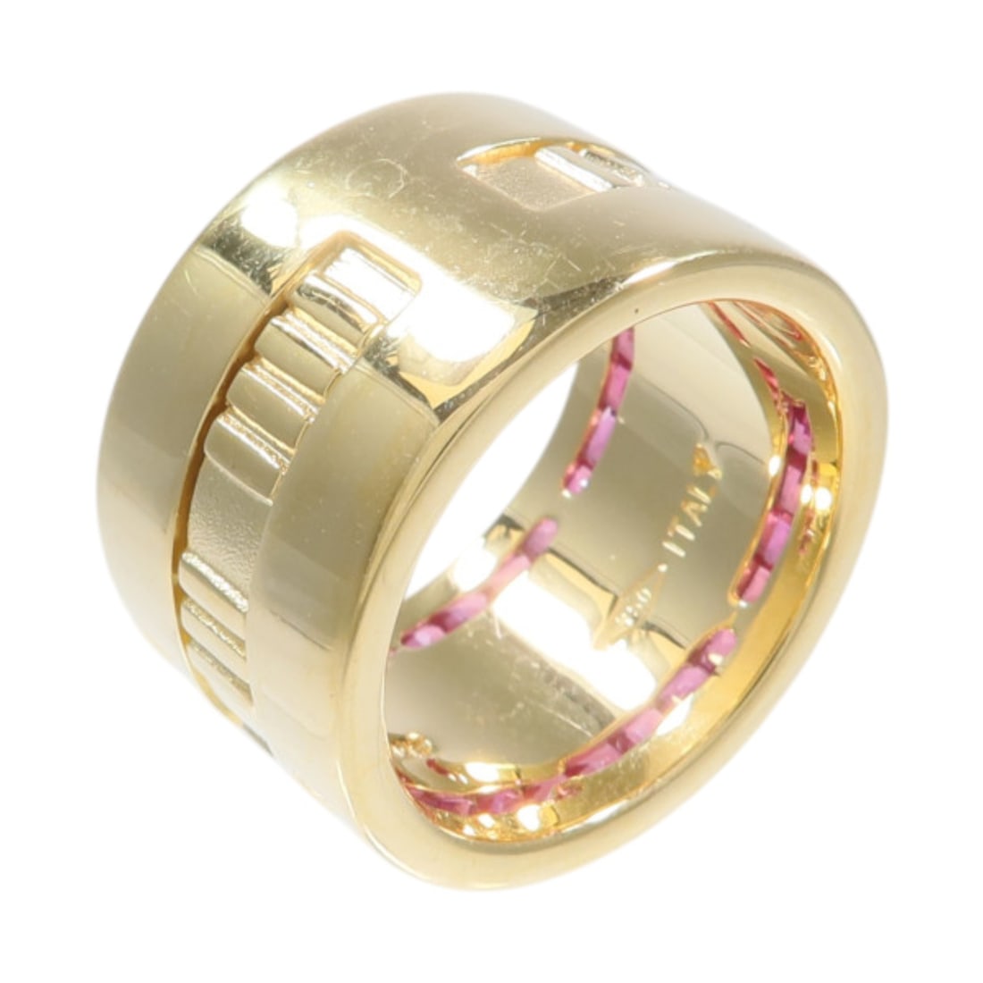 Tiffany Co Atlas Ring Ruby 18K Yellow Gold Size 6: Tiffany Co Atlas Ring Ruby 18K Yellow Gold Size 6 A Tiffany & Co. Atlas Ruby Ring in 18K yellow gold, sized US 6. The ring is identified as model no. 53 and is described as being in very good AB condi