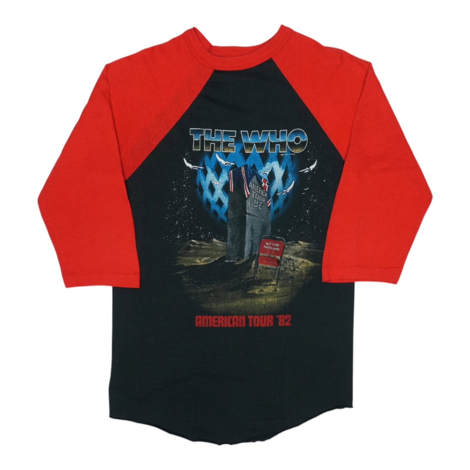 Vintage 1982 Tour Jersey Shirt Featuring The Who Front and Back Graphics (1 of 6)