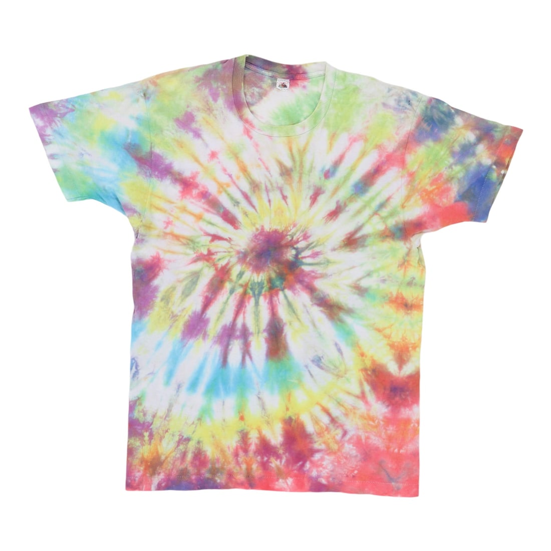 Vintage 1980s Tie Dye Cotton Extra Large Shirt: Vintage 1980s Tie Dye Cotton Extra Large Shirt This is an original vintage tie dye shirt from the 1980s, made from 100% cotton. It features a classic tie dye design without any graphics on the back. T