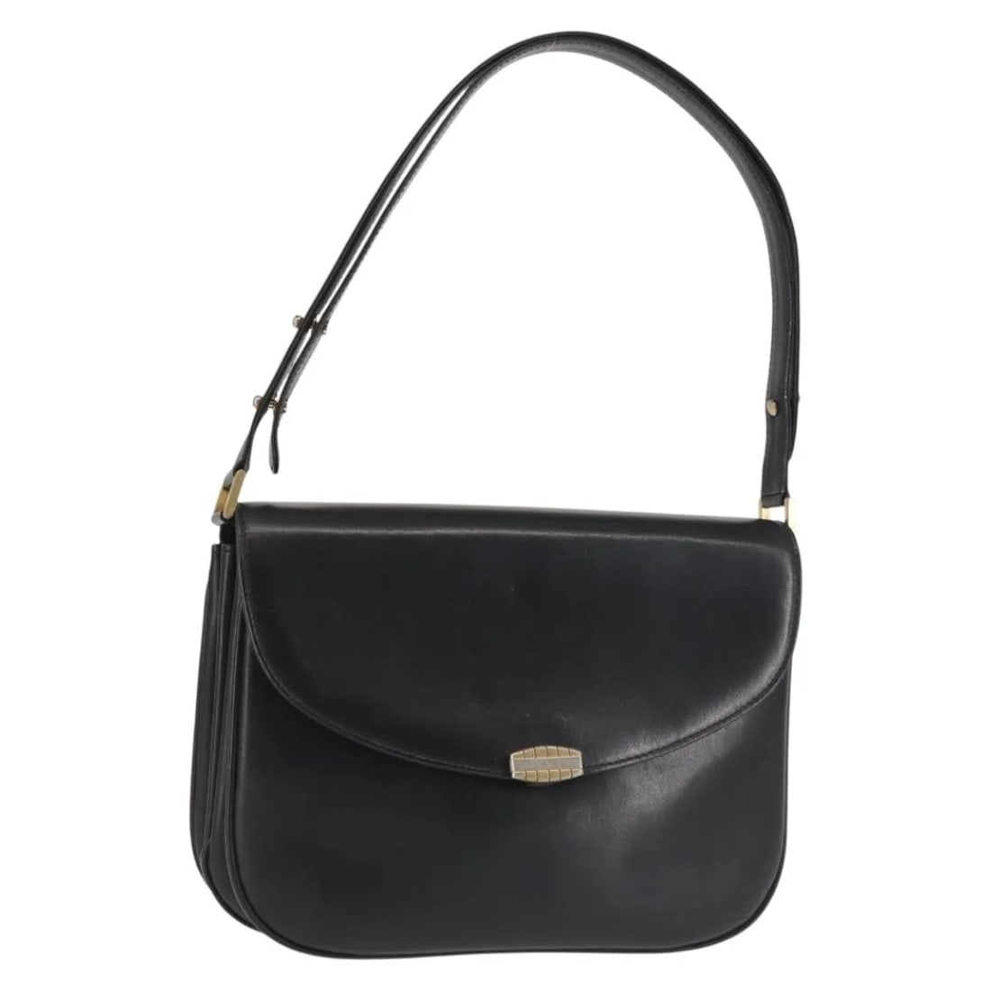 Bally Vintage black leather shoulder bag for women: Bally Vintage black leather shoulder bag for women This Bally vintage shoulder bag is crafted from black leather and designed for women. It features a classic shoulder strap and metal fittings. The ba
