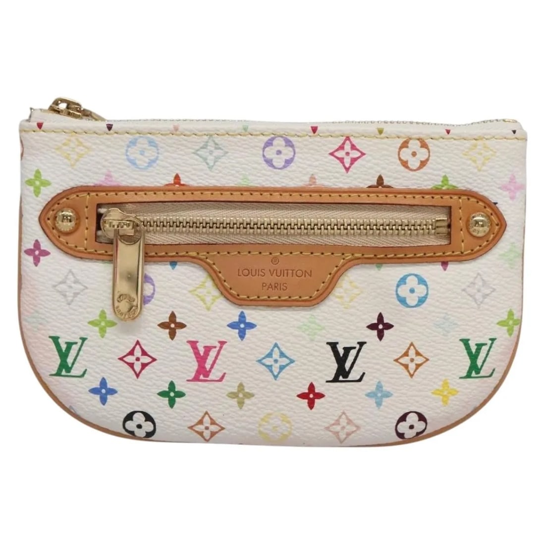 Louis Vuitton Multicolor Canvas Pochette GM Bag for Women: Louis Vuitton Multicolor Canvas Pochette GM Bag for Women This Louis Vuitton Pochette GM Monogram Multicolor is crafted from multicolor canvas and designed for women. The bag features a spacious inter