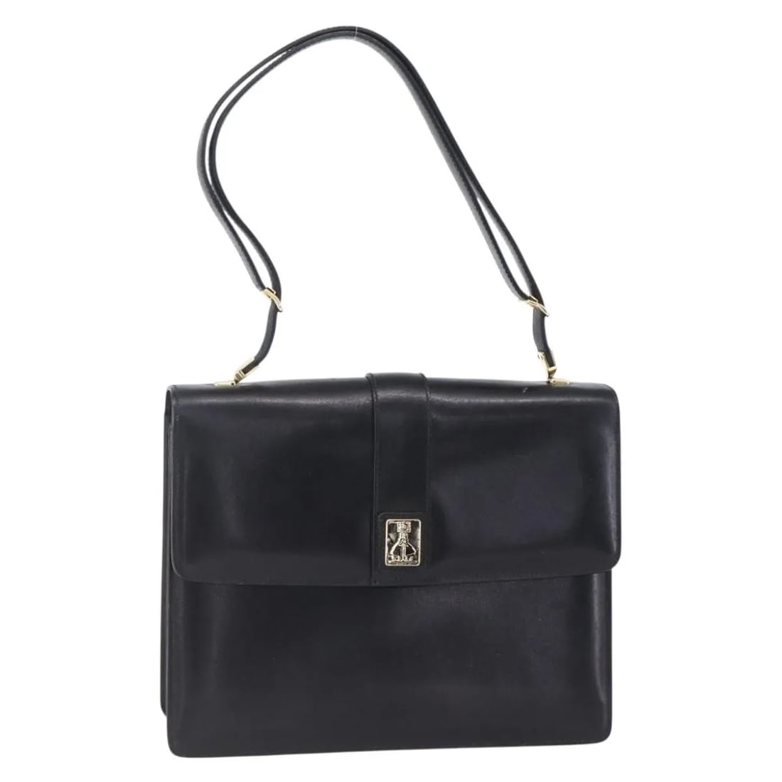 Burberry Nova Check black leather shoulder bag: Burberry Nova Check black leather shoulder bag Burberry Nova Check Shoulder Bag in black leather, made in Italy. This female shoulder bag is in good condition with light wear throughout, including los
