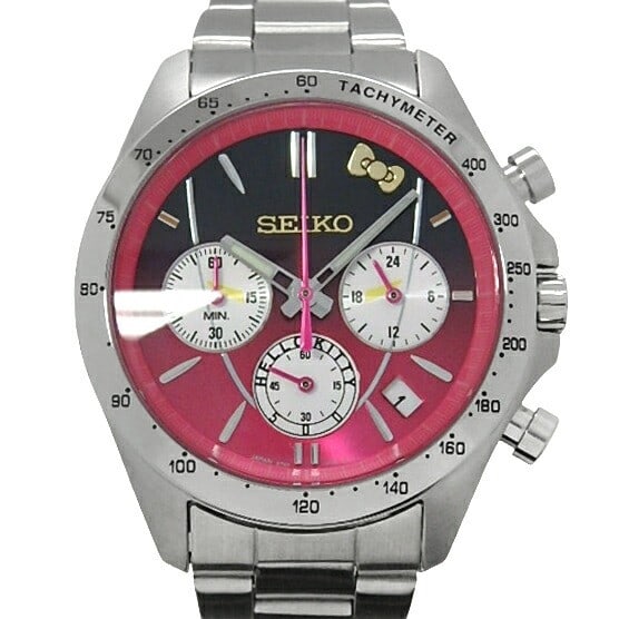 Seiko 8T63-01R0 Hello Kitty 500 Series Shinkansen Anniversary Watch (1 of 6)