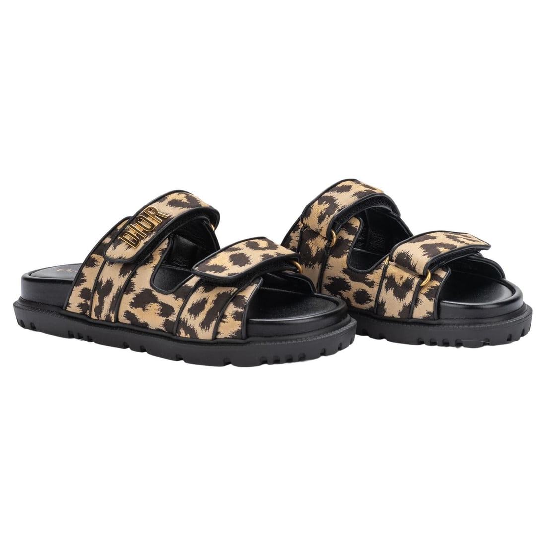 Christian Dior Leopard Pony Hair Sandals NIB Italy Size 6.5 (1 of 7)