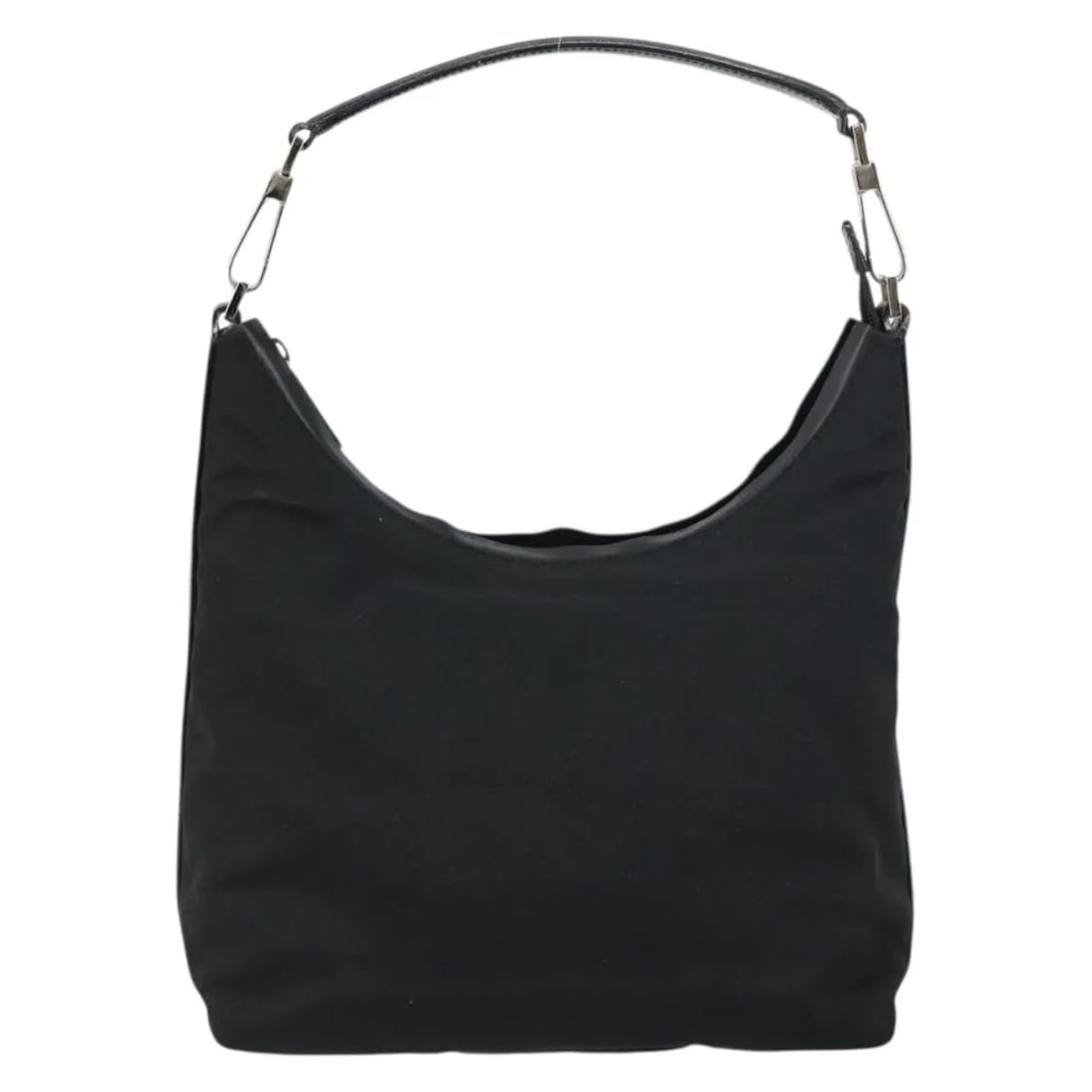 Gucci Black Nylon Zip Hobo Shoulder Bag 24cm x 17cm x 9cm: Gucci Black Nylon Zip Hobo Shoulder Bag 24cm x 17cm x 9cm This Gucci Zip Hobo bag is crafted from black nylon and designed for female use. The bag features a spacious main compartment, shoulder strap,