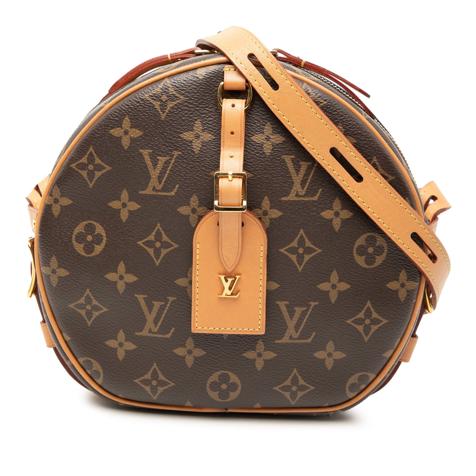 Louis Vuitton Boite Chapeaux Souple MM Monogram Canvas Shoulder Bag: Louis Vuitton Boite Chapeaux Souple MM Monogram Canvas Shoulder Bag The Louis Vuitton Monogram Boite Chapeaux Souple MM features a monogram canvas body with vachetta leather trim, an adjustable flat v