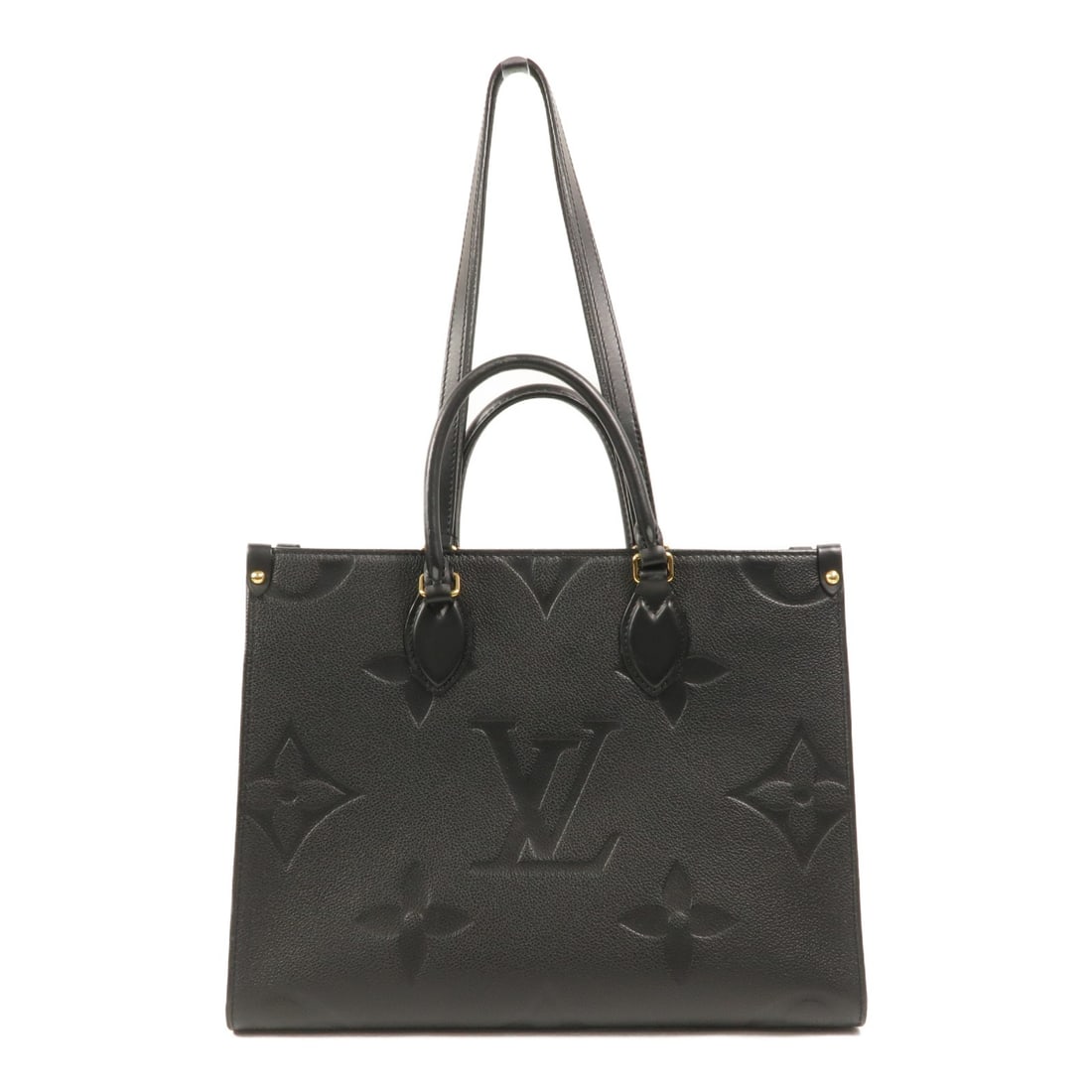 Louis Vuitton On The Go MM M45595 Black Monogram Empreinte Tote Bag (1 of 16)