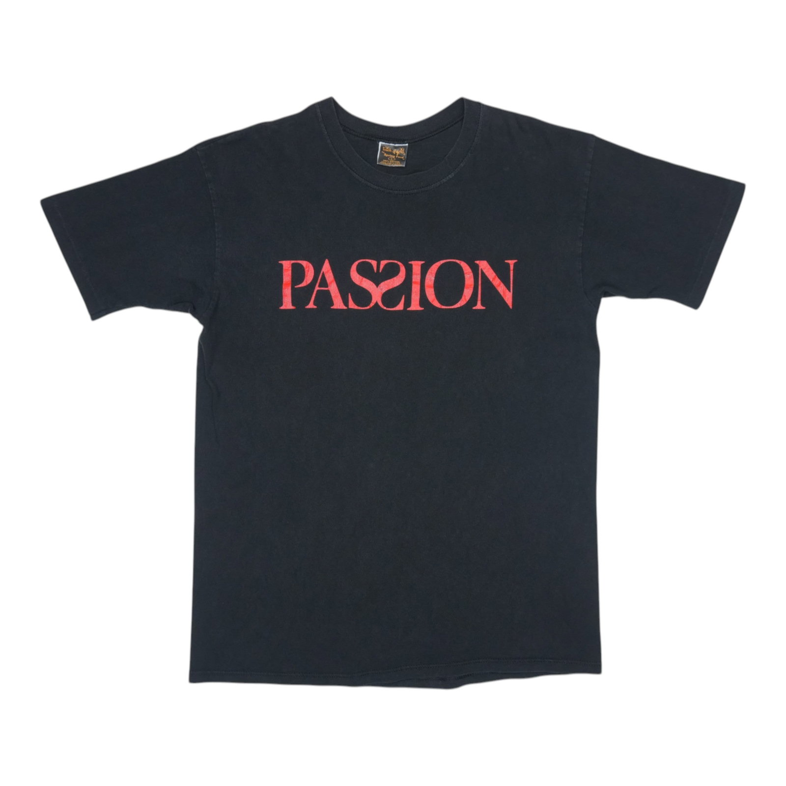 Vintage 1990s Black Passion Graphic Cotton Shirt Size Large (1 of 4)