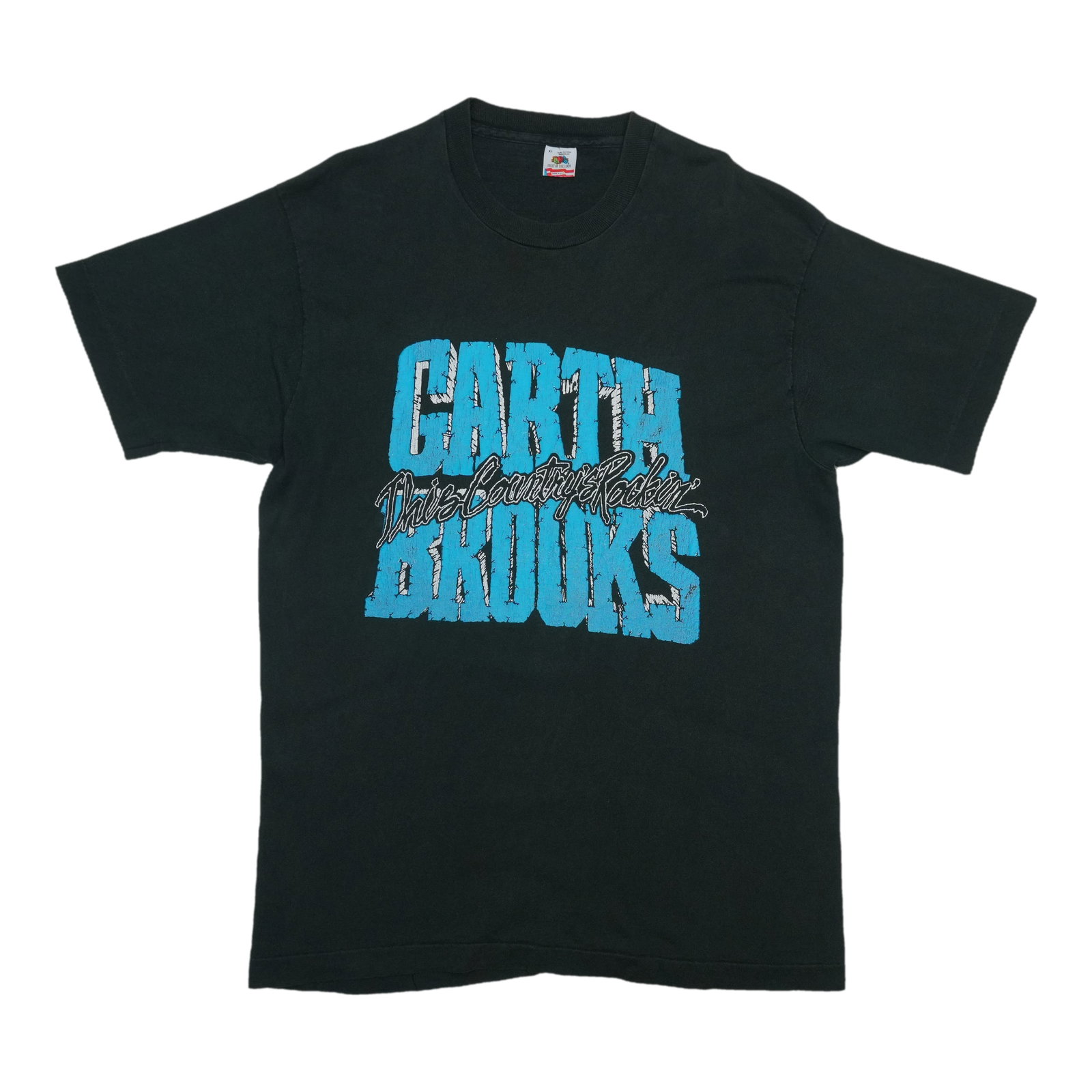 Vintage 1990s Garth Brooks Concert Tee Black XL (1 of 6)