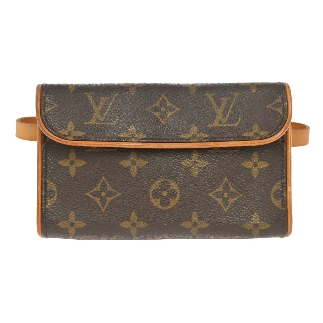 Louis Vuitton Pochette Florentine Monogram XS Waist Bag M51855: Louis Vuitton Pochette Florentine Monogram XS Waist Bag M51855 Vintage Louis Vuitton Pochette Florentine bum bag in brown Monogram canvas and leather. This women's small bag features a magnetic snap c