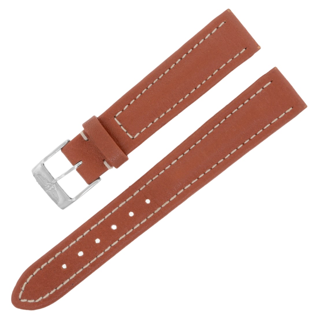 Breitling X120 Ladies Genuine Leather Brown Watch Band 15-14mm: Breitling X120 Ladies Genuine Leather Brown Watch Band 15-14mm Enhance your timepiece with this authentic Breitling X120 genuine leather watch band designed for ladies. The band features a rich brown 
