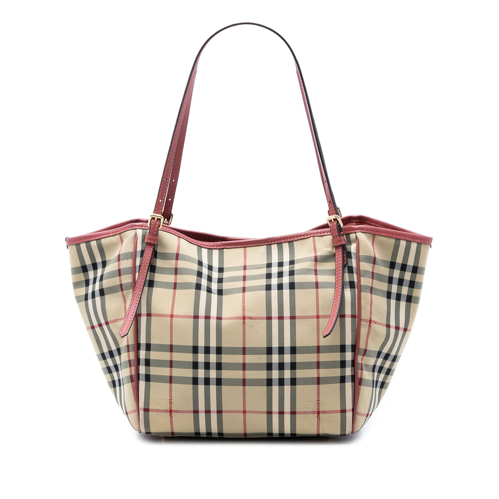 Burberry Canterbury tote Haymarket check coated canvas small (1 of 7)