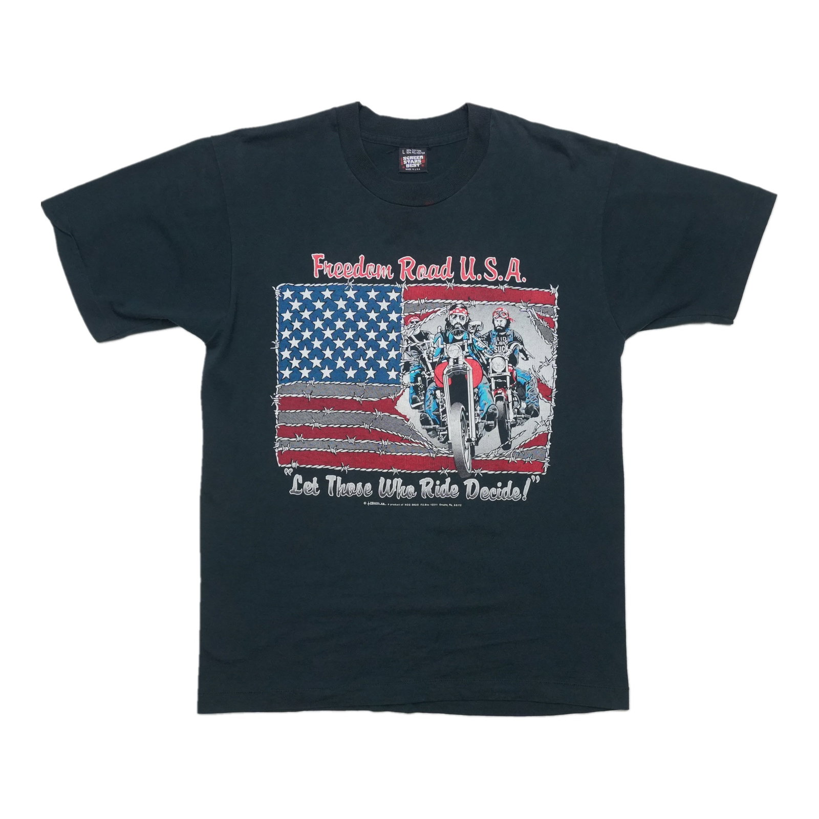 Vintage 1980s Freedom Road USA biker graphic tee (1 of 6)