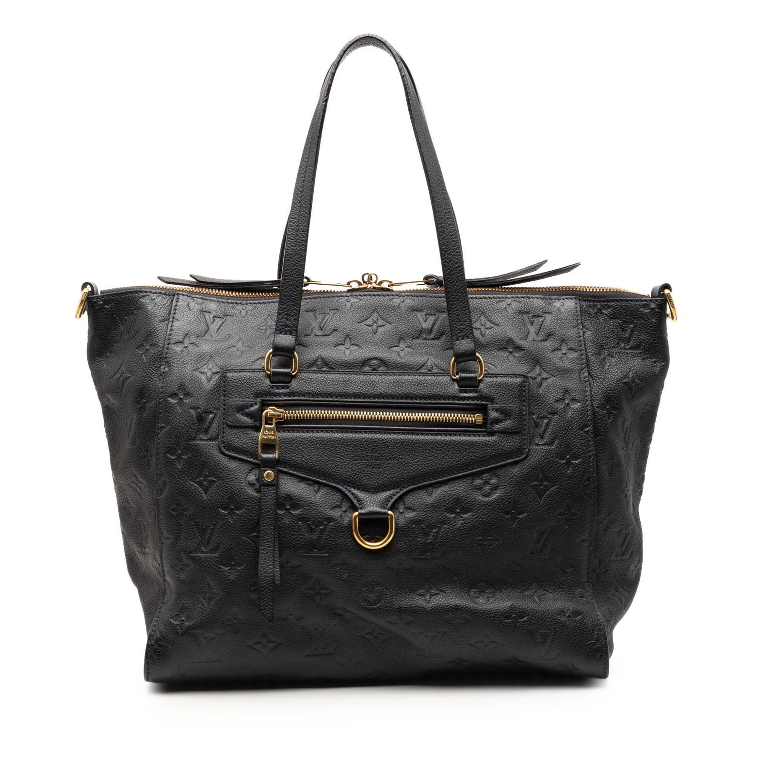 Louis Vuitton Lumineuse PM Blue Monogram Empreinte Leather Shoulder Bag: Louis Vuitton Lumineuse PM Blue Monogram Empreinte Leather Shoulder Bag The Louis Vuitton Monogram Empreinte Lumineuse PM is crafted from signature monogram empreinte leather in blue and features flat