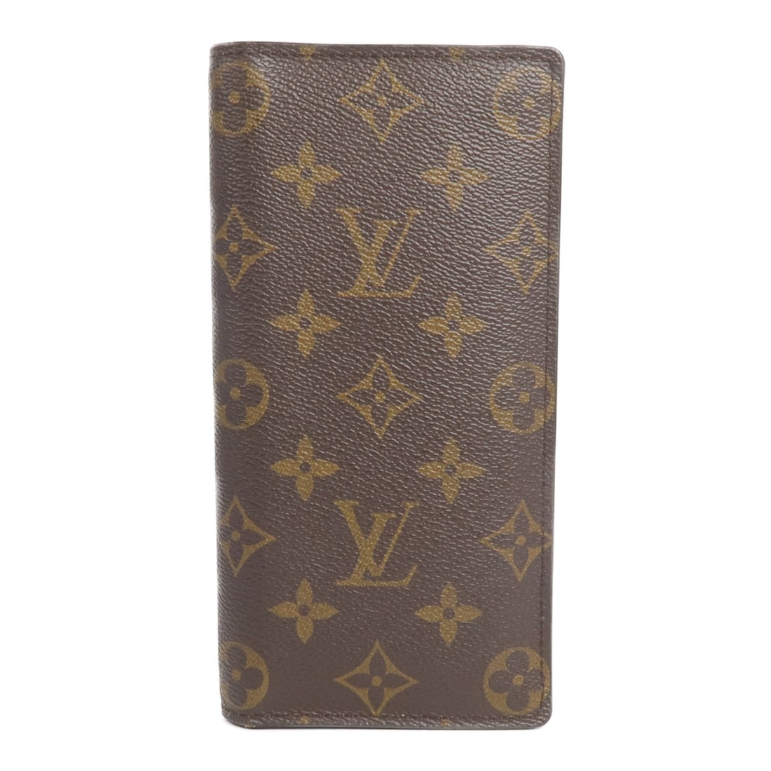 Louis Vuitton Brazza M66540 Monogram Wallet Brown PVC Canvas: Louis Vuitton Brazza M66540 Monogram Wallet Brown PVC Canvas The Louis Vuitton Brazza Wallet is presented in brown Monogram and PVC coated canvas. It is identified by model number M66540 and features 