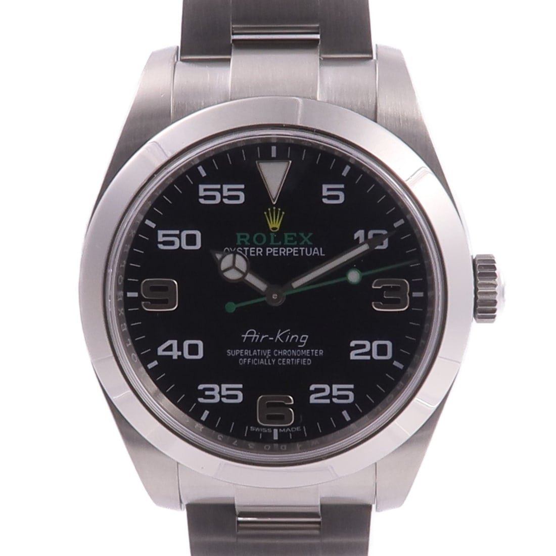Rolex 116900 Air King men's automatic stainless steel watch black dial (1 of 16)
