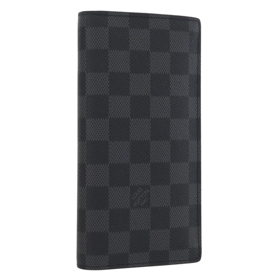 Louis Vuitton N62665 Damier Graphite Long Wallet with Dust Bag Box: Louis Vuitton N62665 Damier Graphite Long Wallet with Dust Bag Box Louis Vuitton Portefeuille Plaza long wallet in Damier Graphite canvas, presented in excellent condition. The wallet comes with a dus