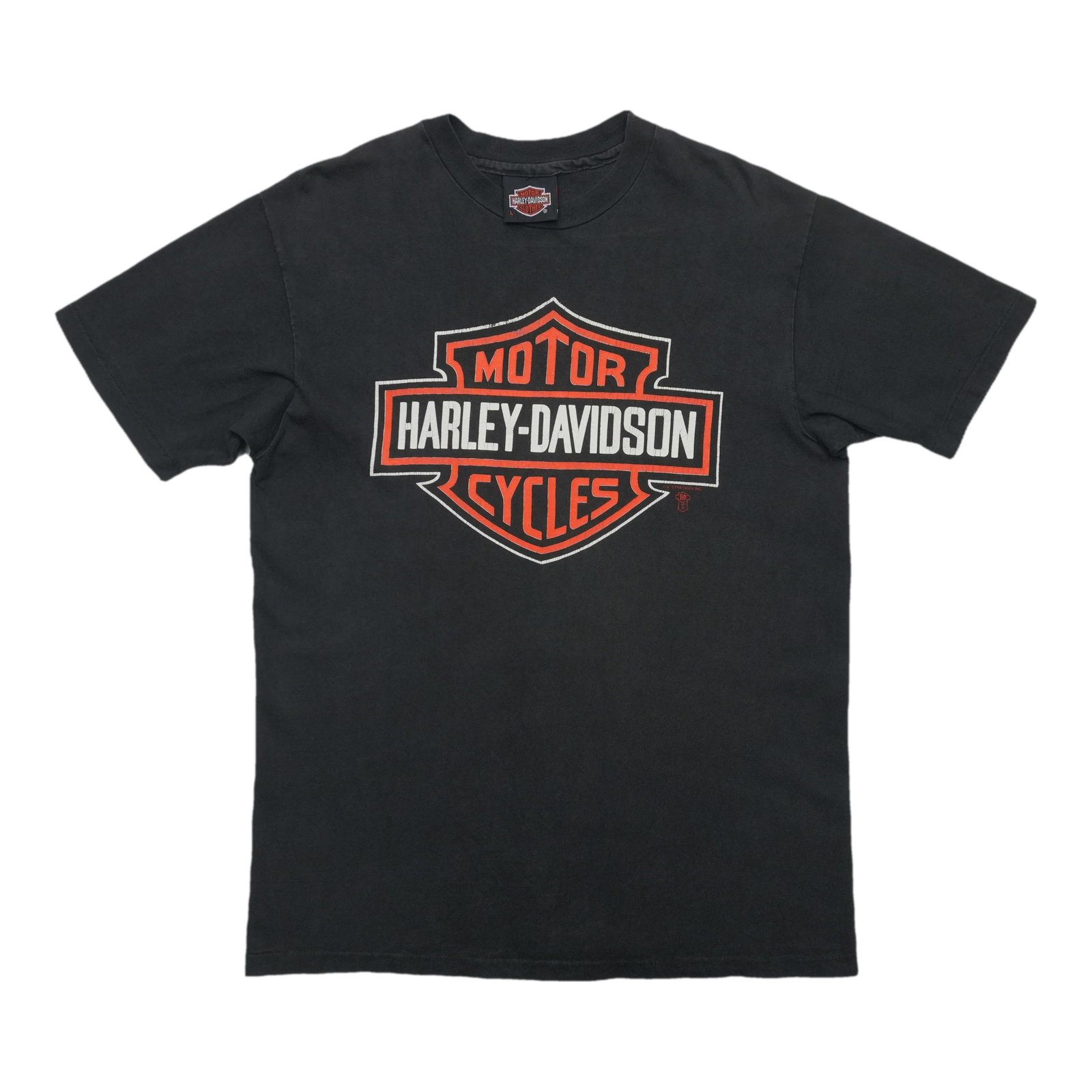 Vintage 1988 Harley Davidson Atascadero California Black Cotton Shirt (1 of 5)