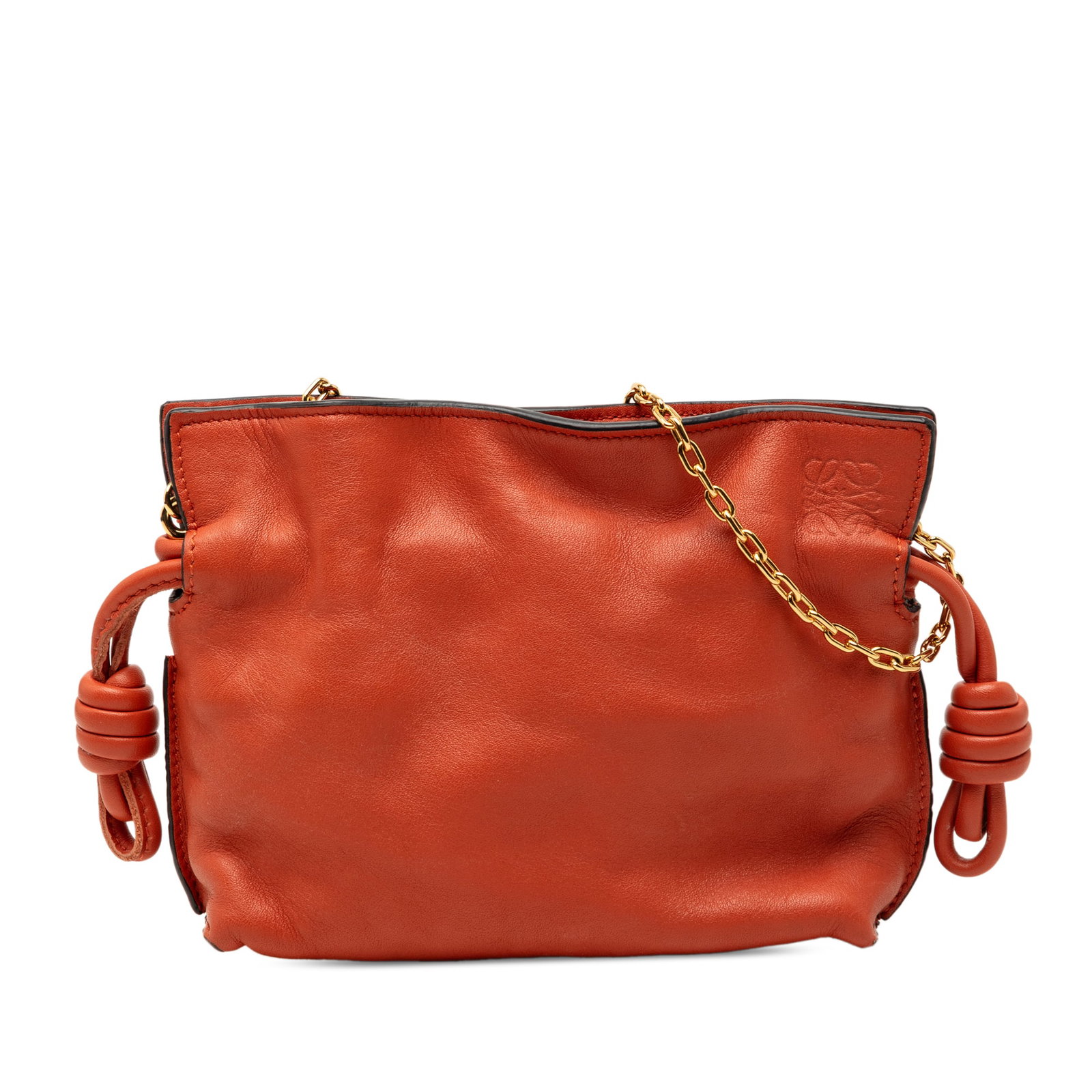 LOEWE Flamenco Knot Nano Leather Crossbody Bag (1 of 7)