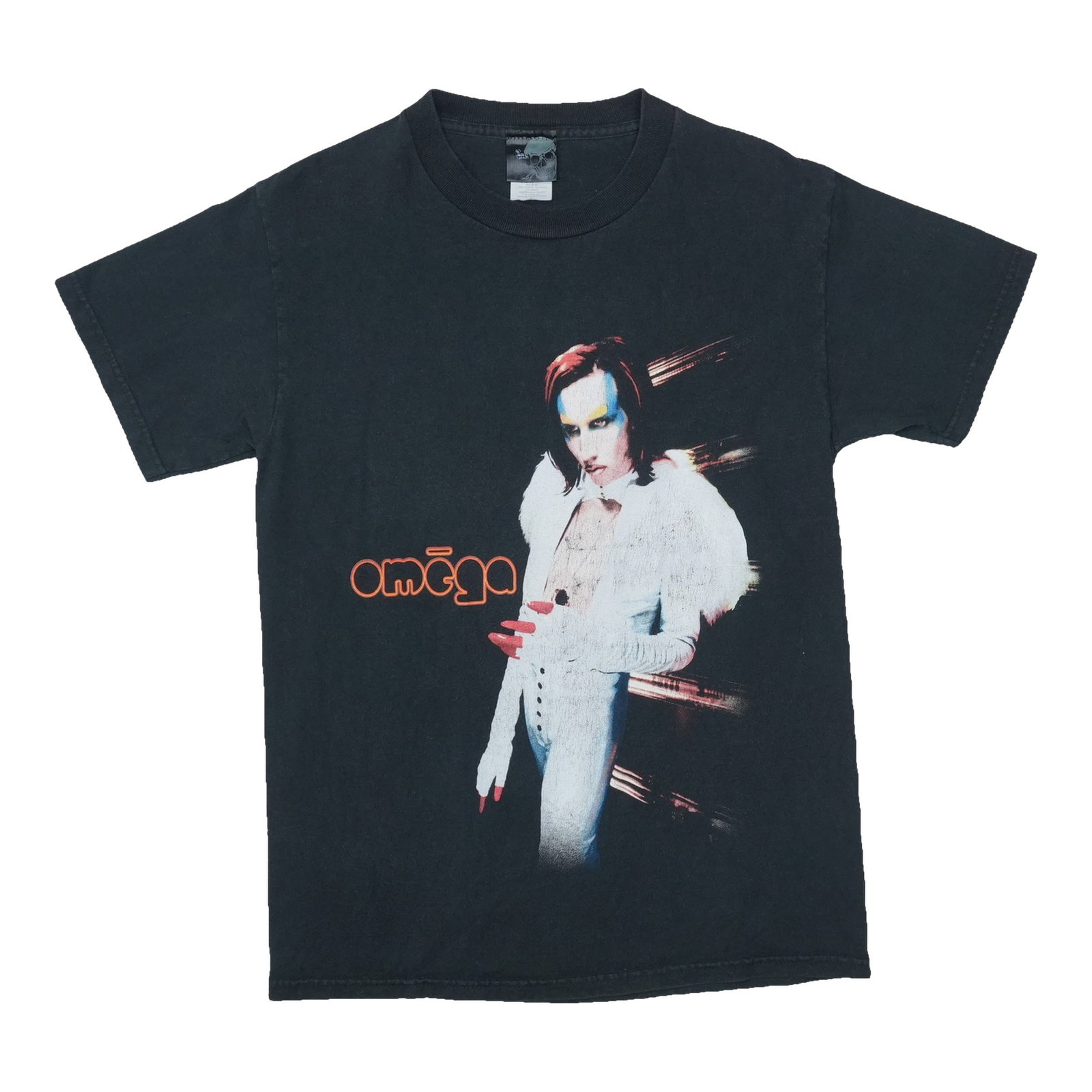 Black 1998 Marilyn Manson Omega Mechanical Animals Cotton T Shirt (1 of 6)