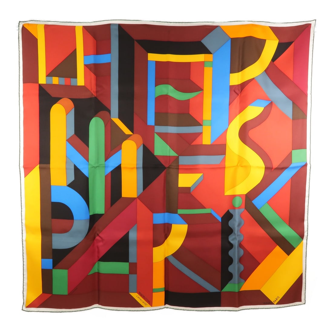 Hermes Silk Scarf 90cm x 90cm Multicolor with Box (1 of 9)