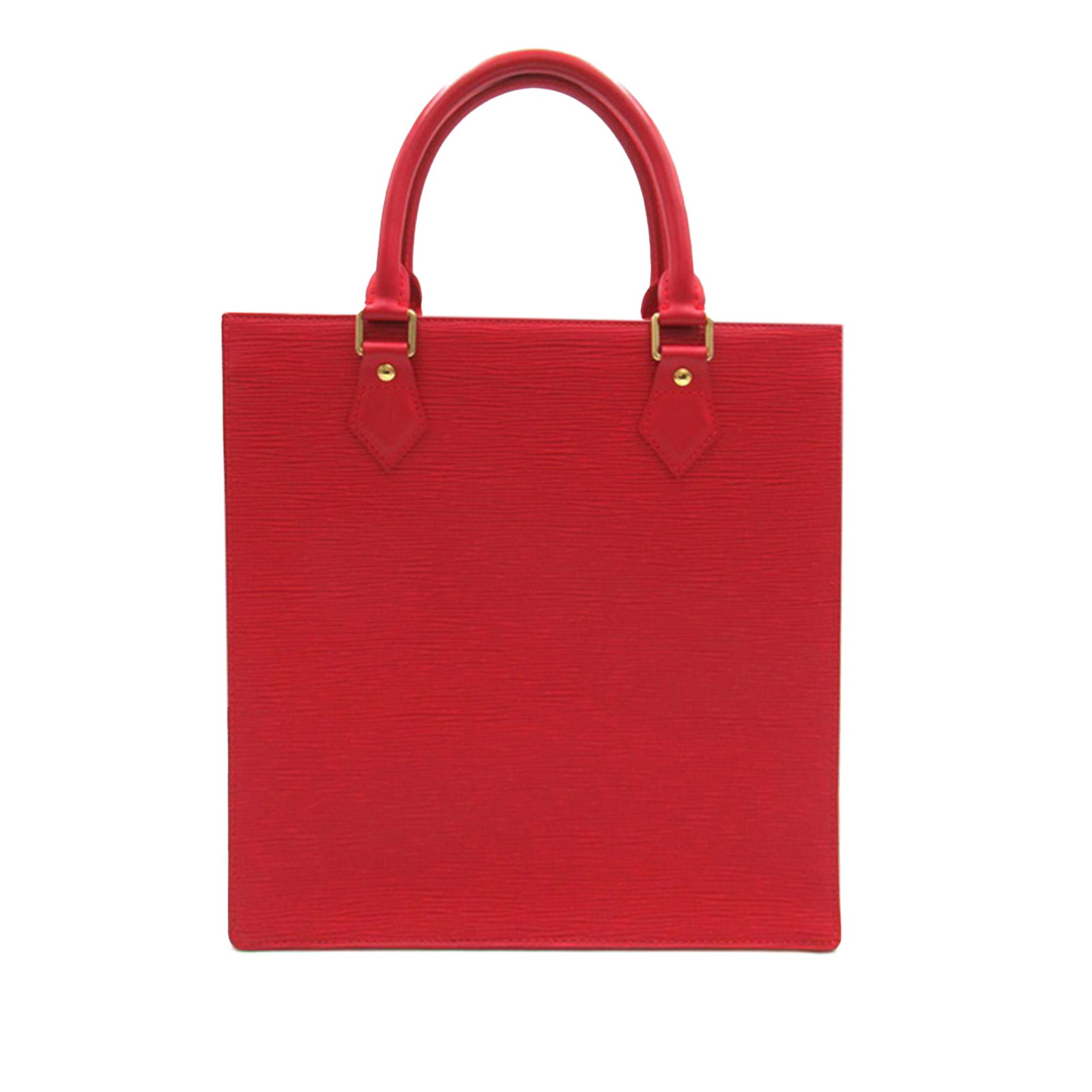 Louis Vuitton Epi Sac Plat PM Red Leather Handbag: Louis Vuitton Epi Sac Plat PM Red Leather Handbag The Louis Vuitton Epi Sac Plat PM is an elegant and practical bag crafted from durable epi leather. It features rolled leather handles and an open top