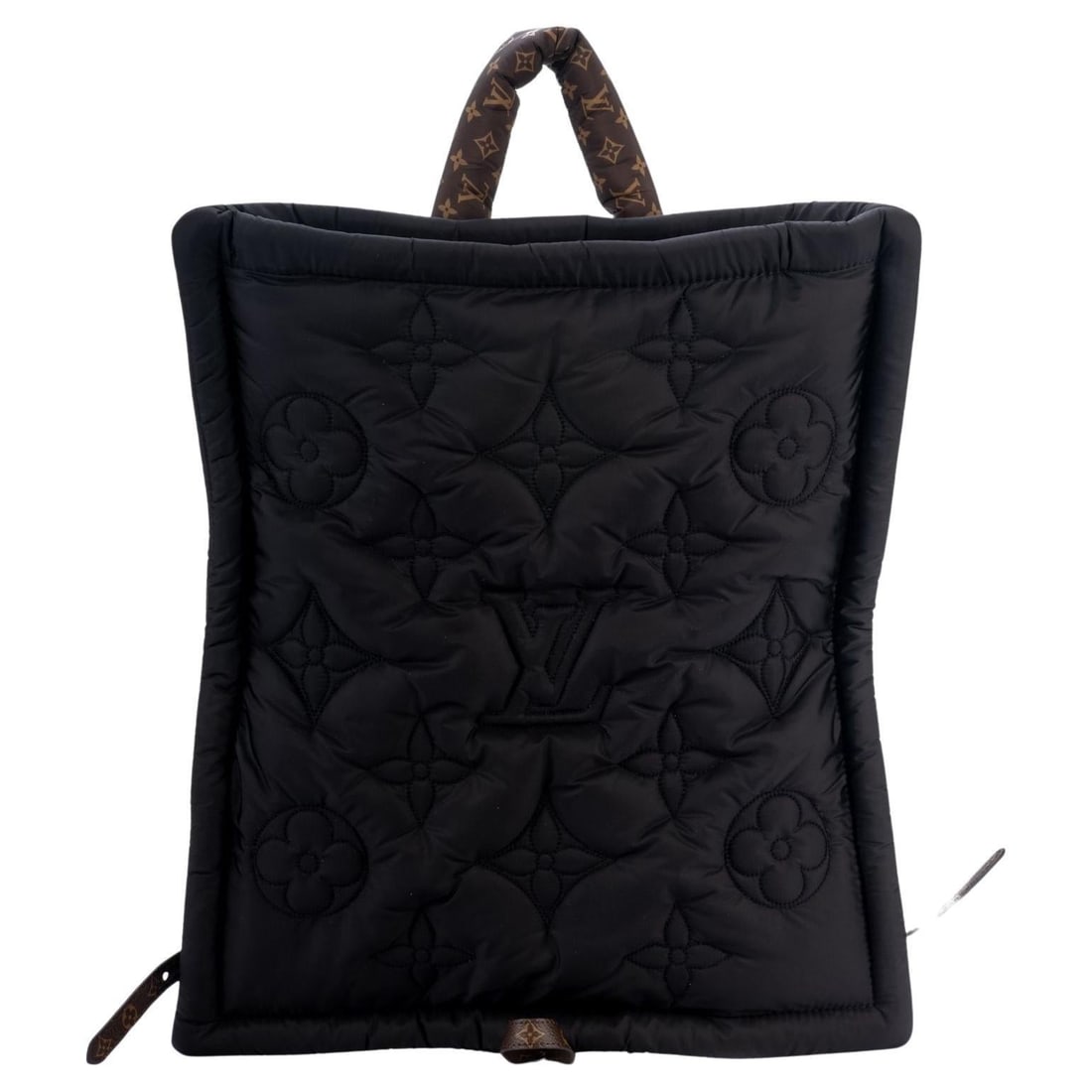 Limited Louis Vuitton Puffer Monogram Backpack with Gold Tone Hardware: Limited Louis Vuitton Puffer Monogram Backpack with Gold Tone Hardware Discover the elegance of the Louis Vuitton Puffer Monogram Backpack, a modern twist on a classic design. This limited edition bac