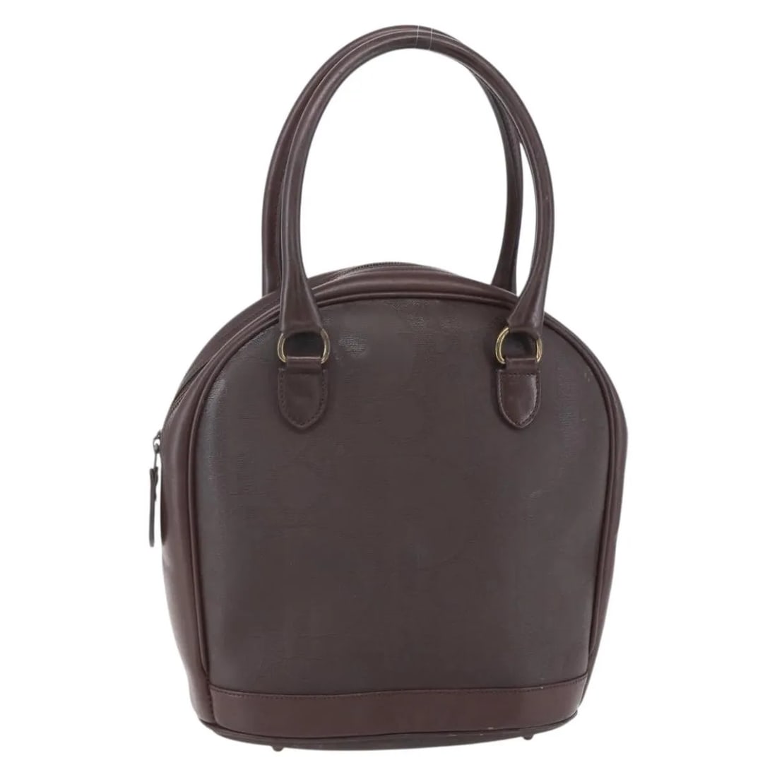 Brown Dior Trotter Vintage PVC Handbag with French Origin: Brown Dior Trotter Vintage PVC Handbag with French Origin This Christian Dior Vintage Trotter Handbag is crafted from durable PVC in a brown colorway, designed for women. The bag is pre-owned and in f