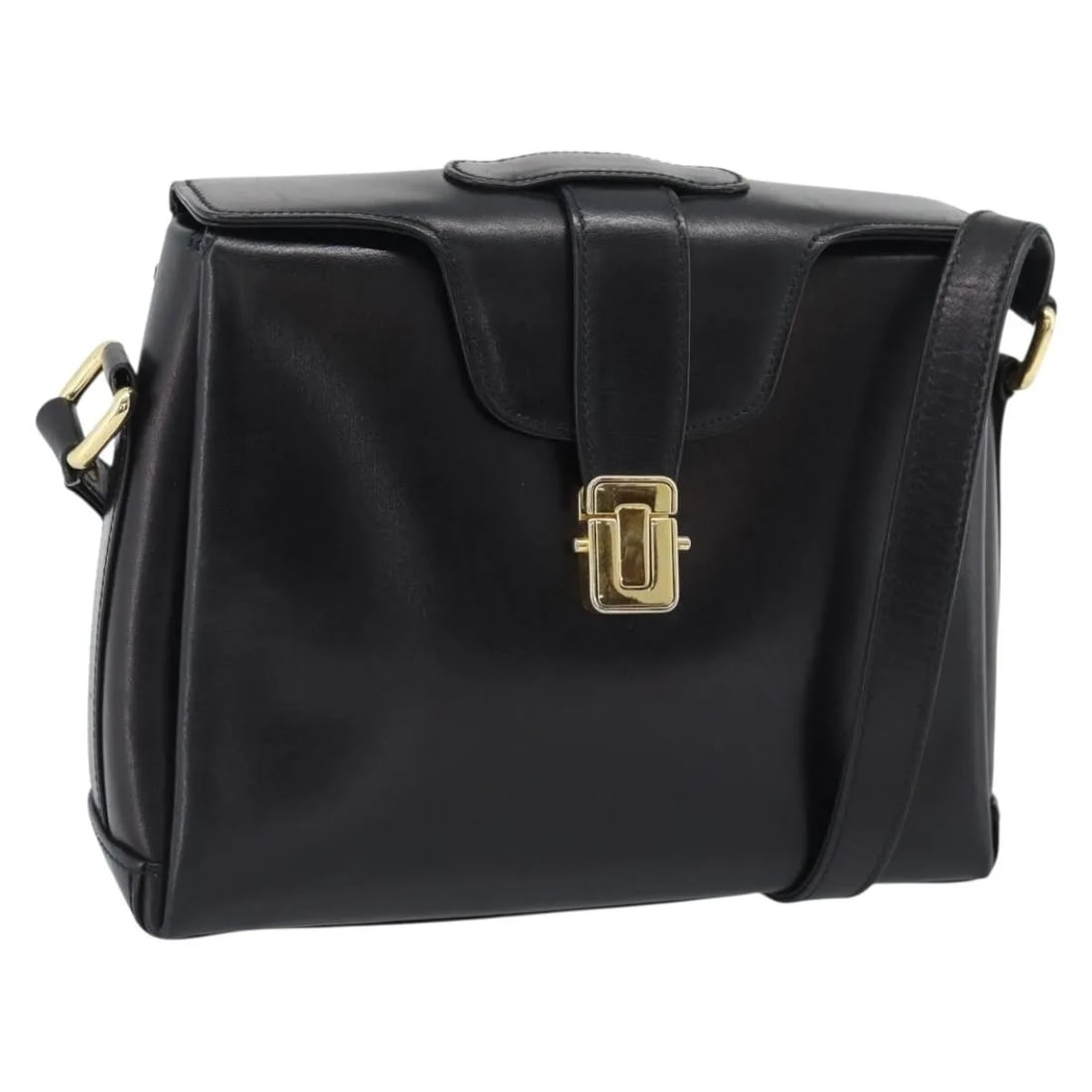 Gucci Vintage black leather handbag 25cm x 19cm x 8cm: Gucci Vintage black leather handbag 25cm x 19cm x 8cm Vintage Gucci leather bag in black, designed for female use. It is made in Italy and measures 25 cm x 19 cm x 8 cm. The item is in good condition 