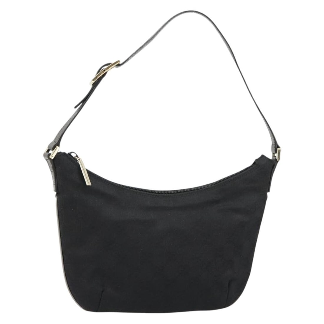 Gucci 005 0813 GG Canvas Accessory Pouch Black Silver: Gucci 005 0813 GG Canvas Accessory Pouch Black Silver This is a Gucci accessory pouch made from GG Canvas in black and silver. It is a women's style pouch made in Italy, with approximate dimensions of
