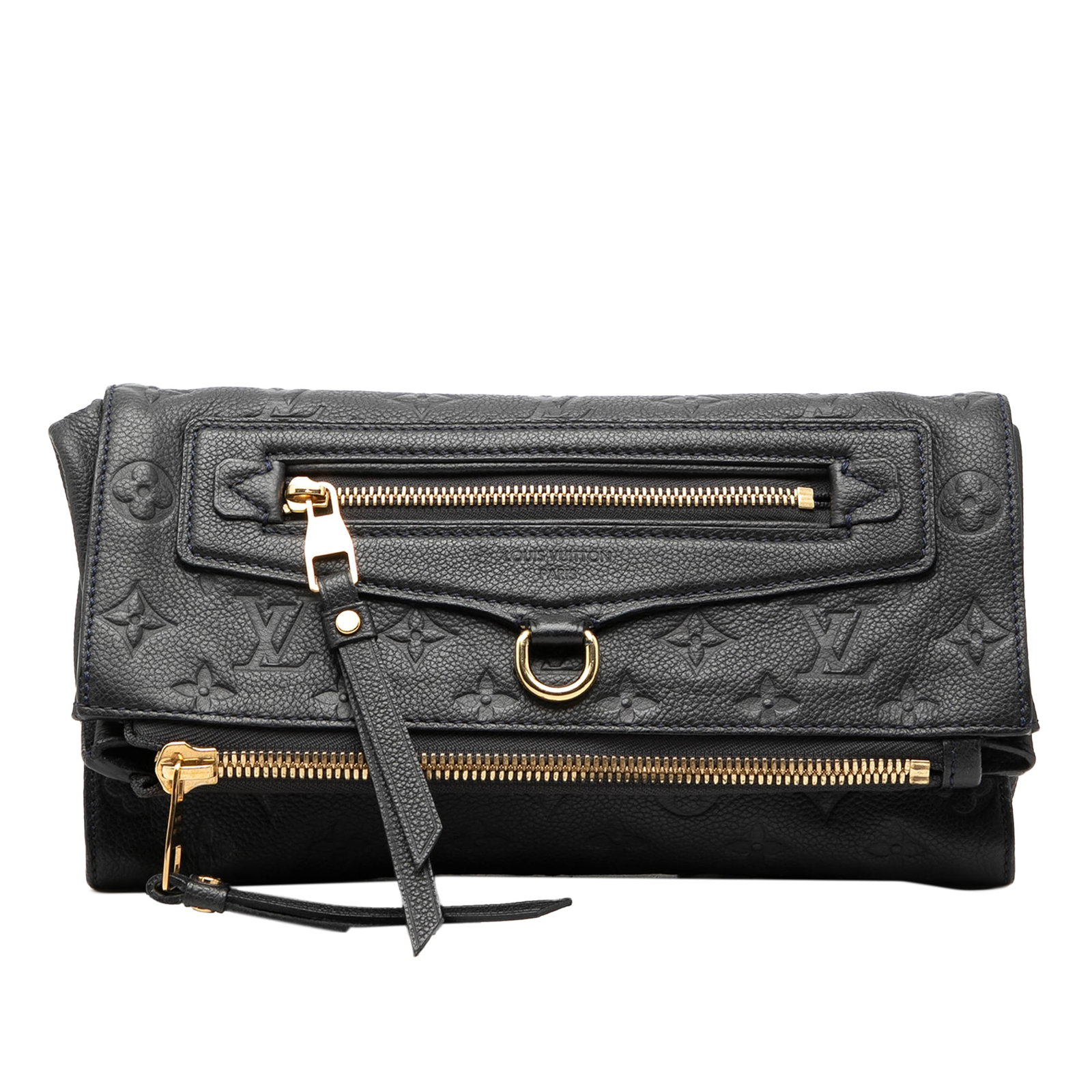 Louis Vuitton Petillante Monogram Empreinte Leather Clutch Blue: Louis Vuitton Petillante Monogram Empreinte Leather Clutch Blue The Louis Vuitton Monogram Empreinte Petillante is a blue leather bag made in France. It features a monogram empreinte leather body, a f