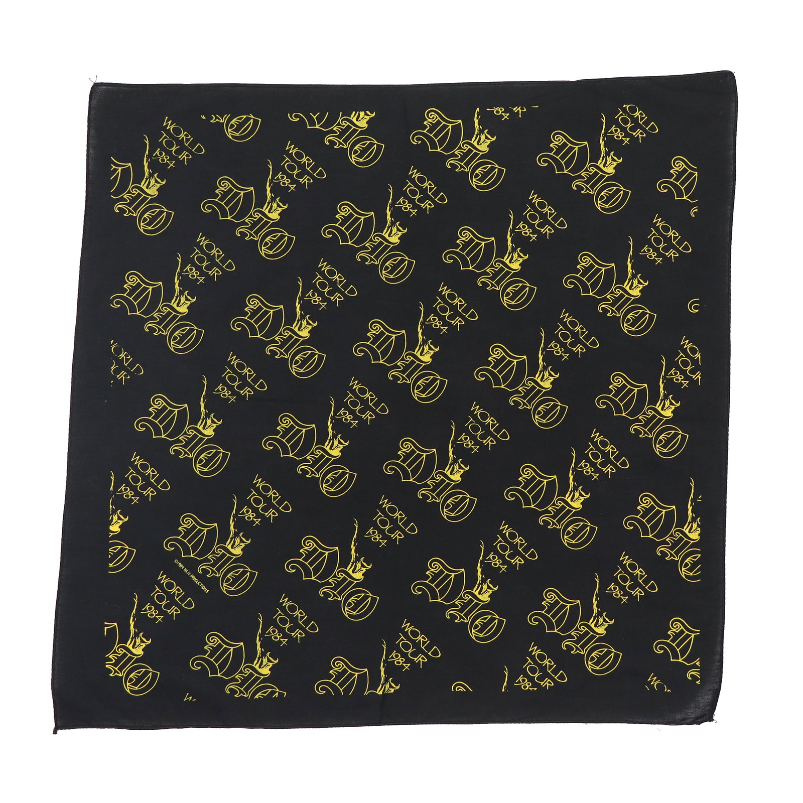 Original 1984 Tour Bandana from Dio Concert (1 of 2)