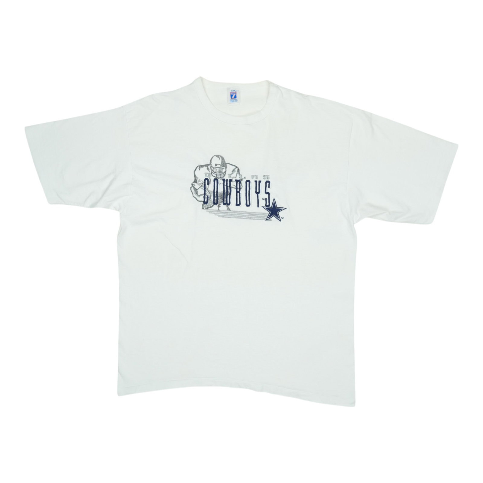 Vintage 1990s Dallas Cowboys Cotton Embroidered Graphic Shirt (1 of 6)