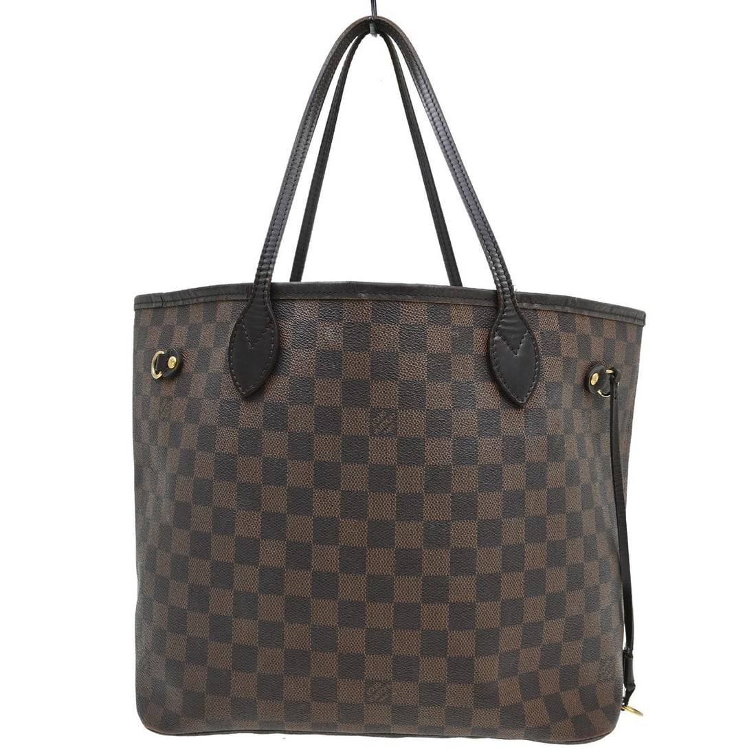 Louis Vuitton Neverfull MM Brown Monogram Canvas Tote N41358: Louis Vuitton Neverfull MM Brown Monogram Canvas Tote N41358 Vintage Louis Vuitton Neverfull MM tote bag in brown monogram canvas with leather double handles and a beige canvas lining. This medium tot
