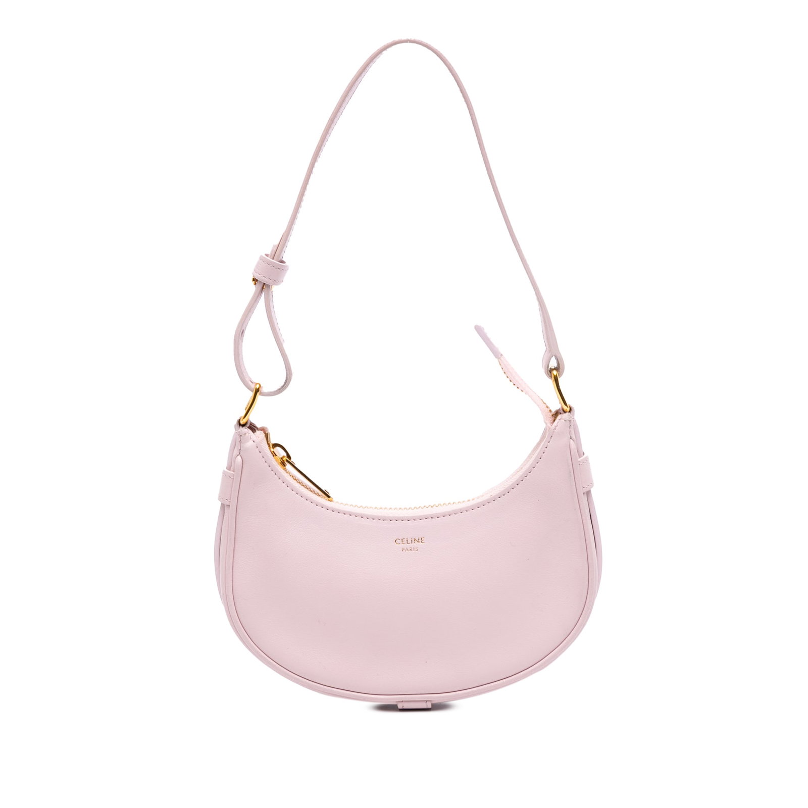 Celine Mini Ava Pink Leather Shoulder Bag Made in Italy: Celine Mini Ava Pink Leather Shoulder Bag Made in Italy The Mini Smooth Calfskin Ava Shoulder Bag showcases a chic leather body in a vibrant pink hue, perfect for adding a pop of color to any outfit. 