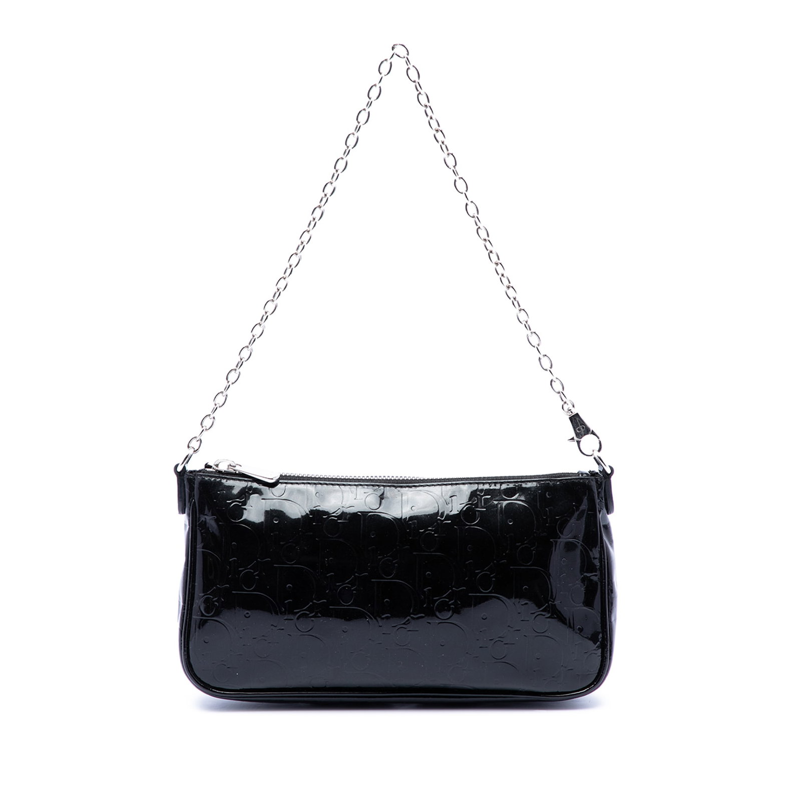 Dior Diorissimo black patent leather shoulder bag (1 of 6)