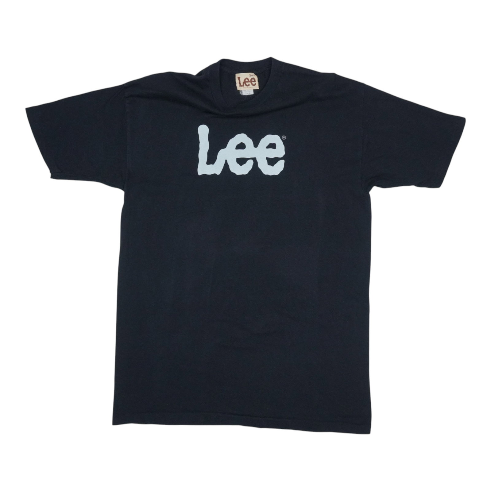 Vintage 1970s Black Lee Shirt 100 Percent Cotton Large (1 of 4)