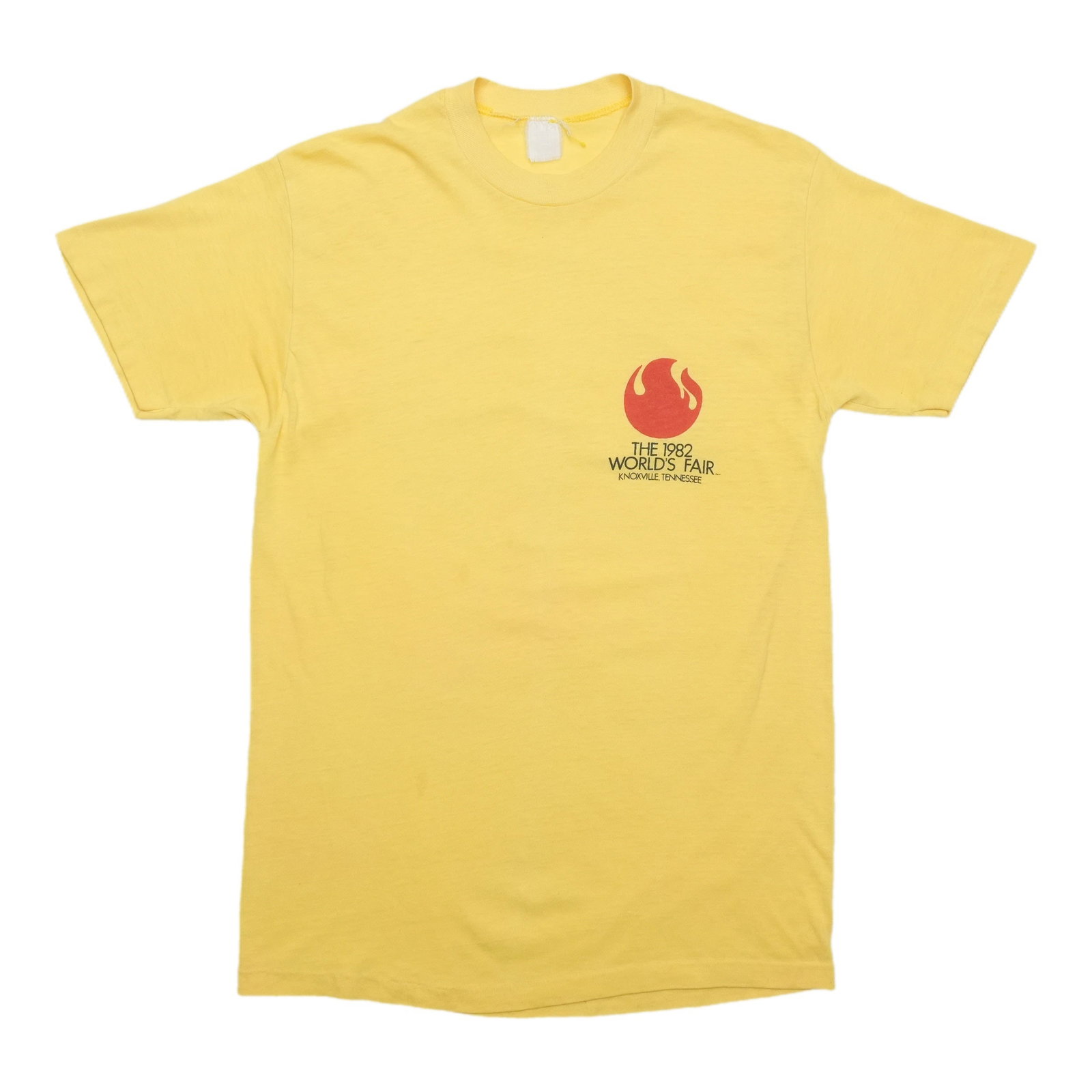 1982 Knoxville Tennessee Worlds Fair vintage cotton yellow shirt (1 of 4)