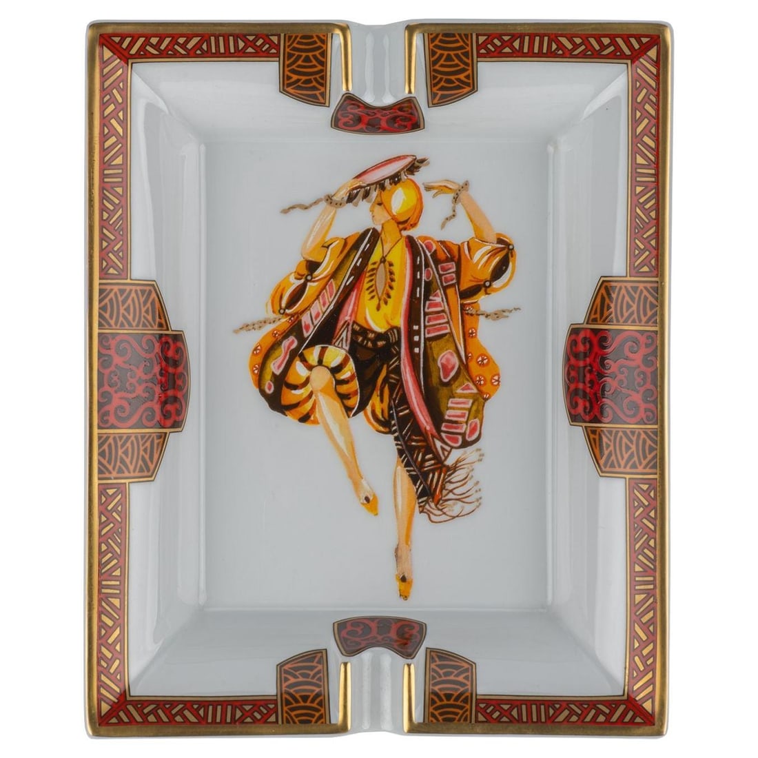 Hermes Elephant India Porcelain Ashtray 21st Century France (1 of 5)