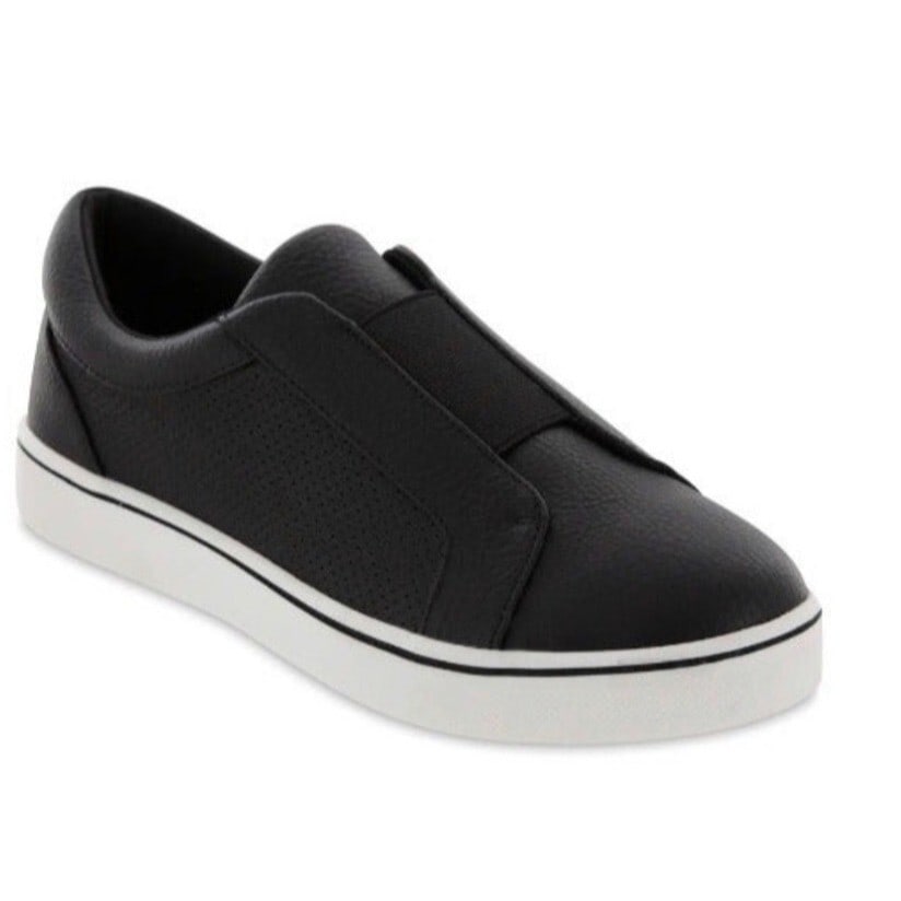 MIA AMORE Rery Women's Slip-On Sneakers Black Faux Leather 7 (1 of 4)